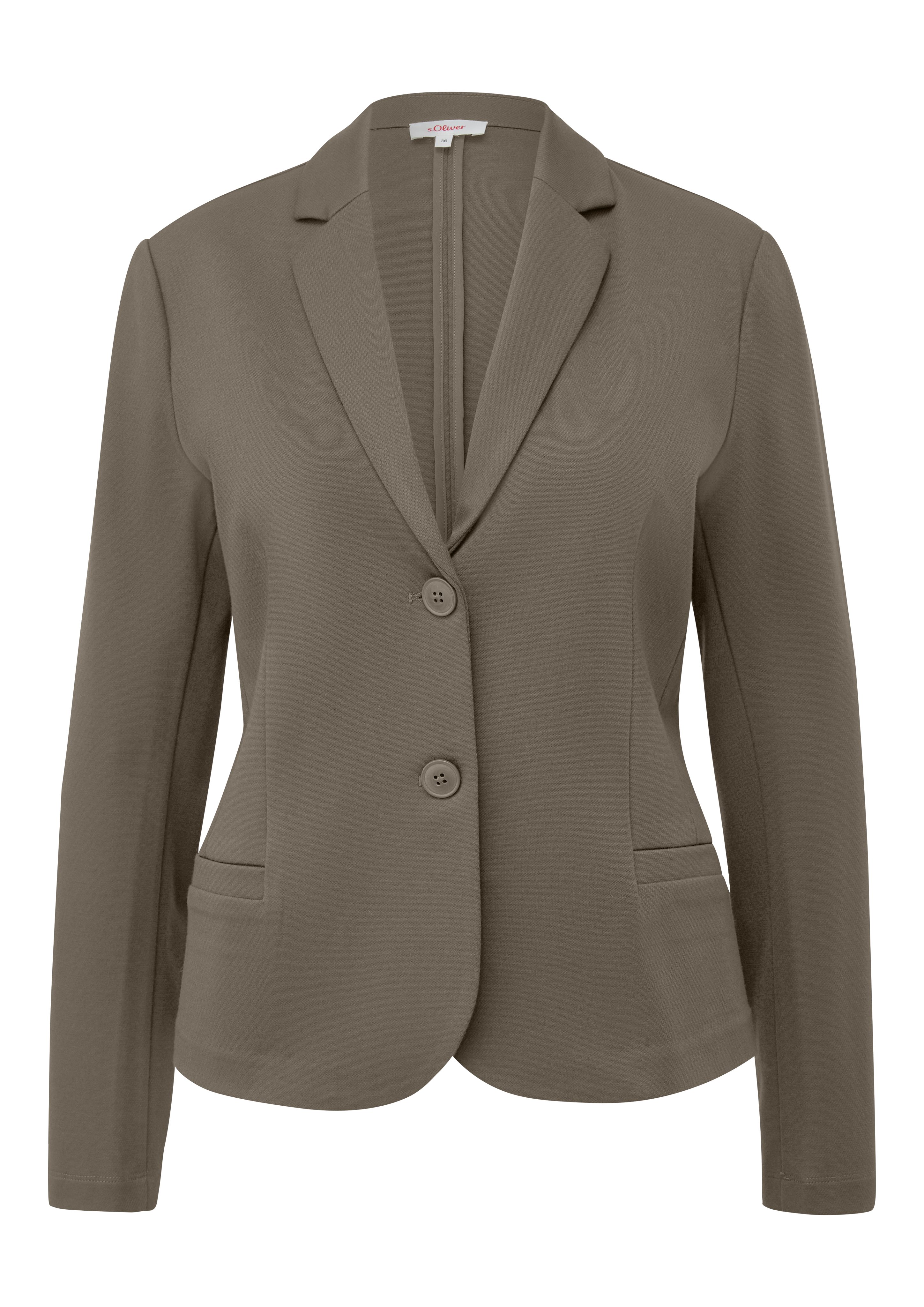 s.Oliver Jerseyblazer mit Rückenschlitz günstig online kaufen