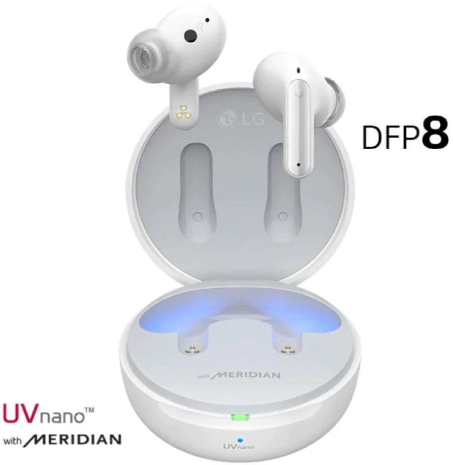 weiß Free Bluetooth) DFP8 Cancelling (Active LG In-Ear-Kopfhörer TONE Noise (ANC),