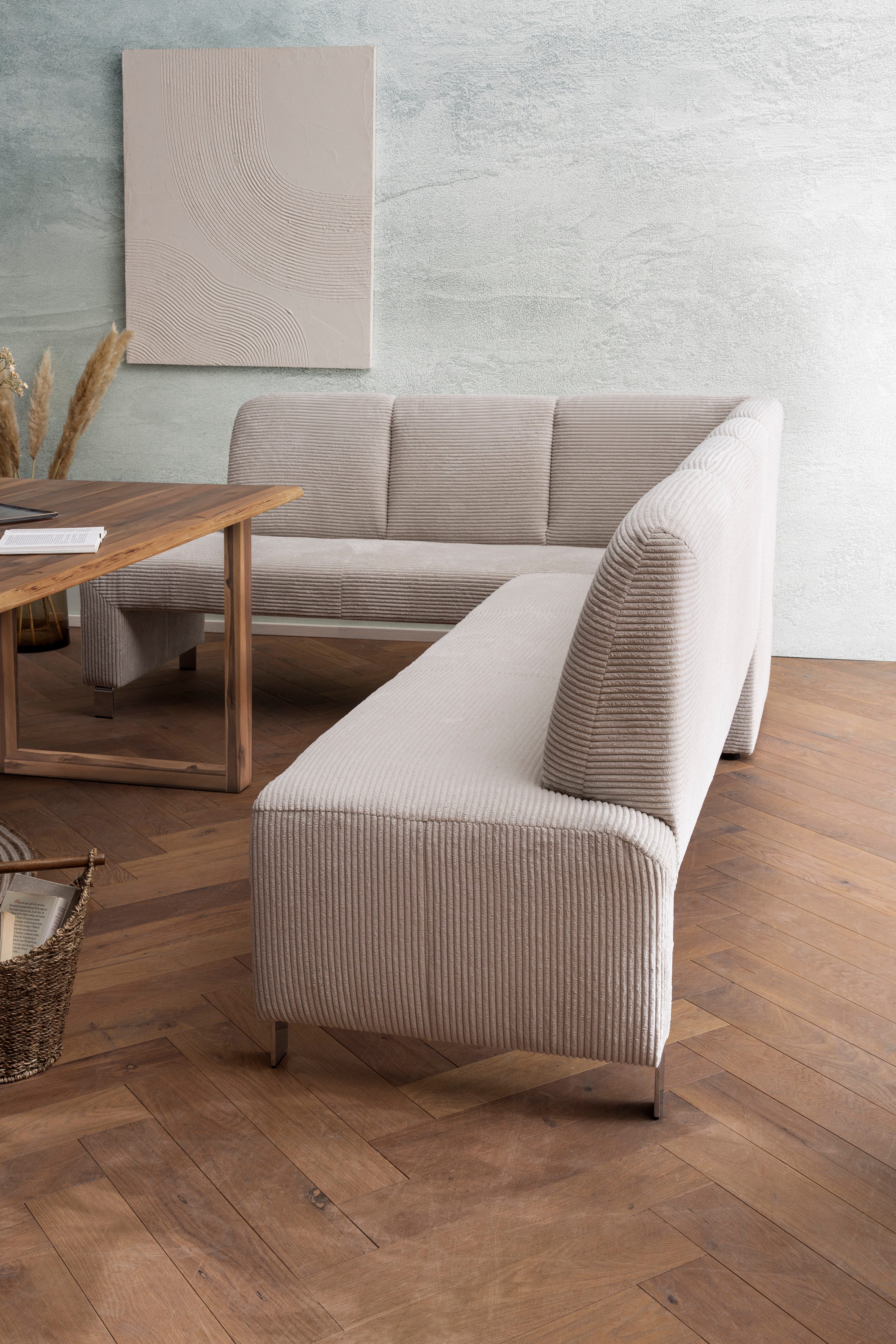 exxpo - sofa fashion Eckbank Intenso, modern, 263/198 cm (B/T), hohe Bodenfreiheit, frei im Raum stellbar, hoher Sitzkomfort – Bild 2 von 5