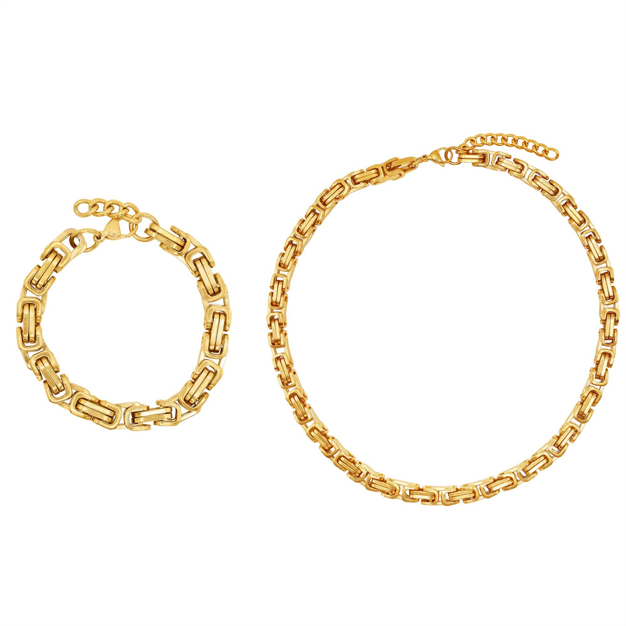 Heideman Collier Set Rosie goldfarben (inkl. Geschenkverpackung), Geschenkset Damen mit Armband und Halskette