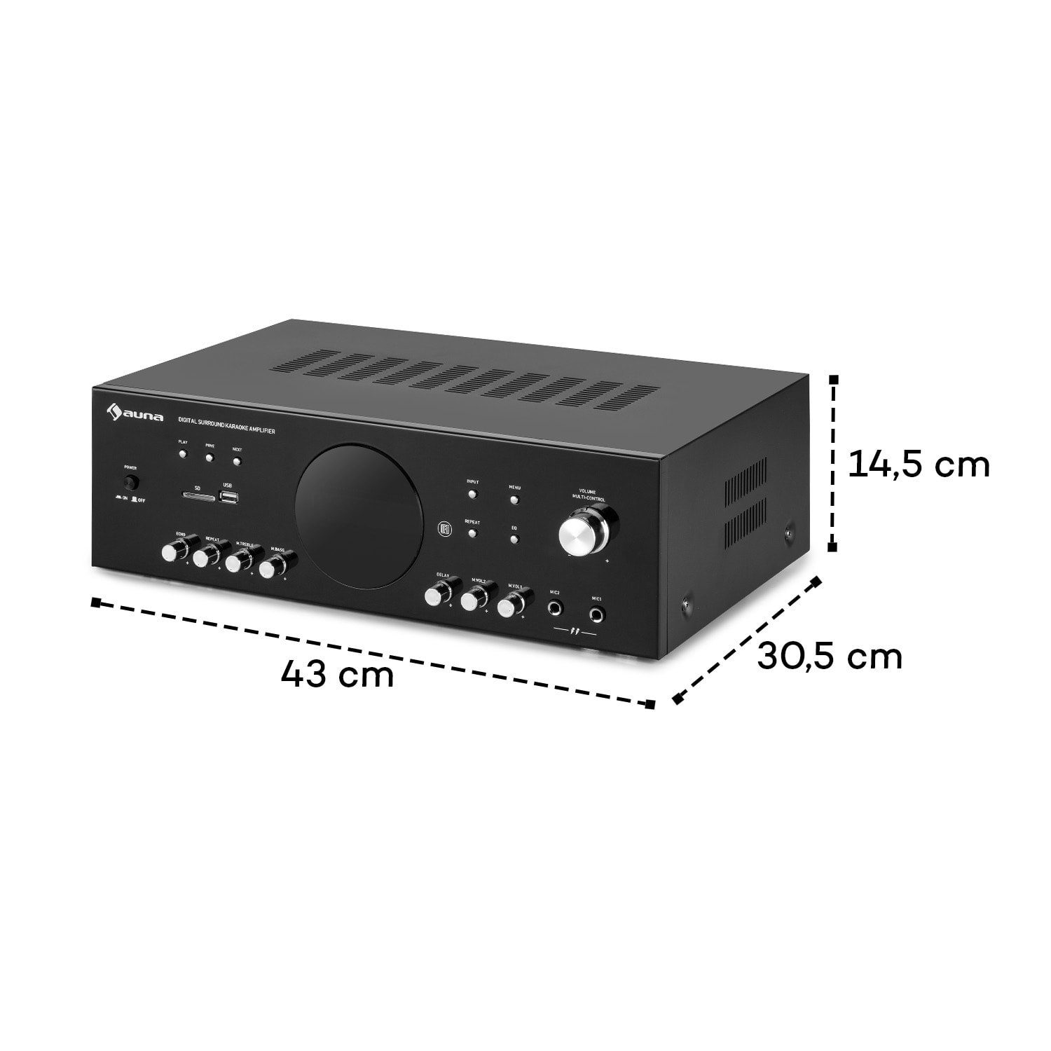 Auna 3) AMP-218 Audioverstärker Kanäle: (Anzahl BT