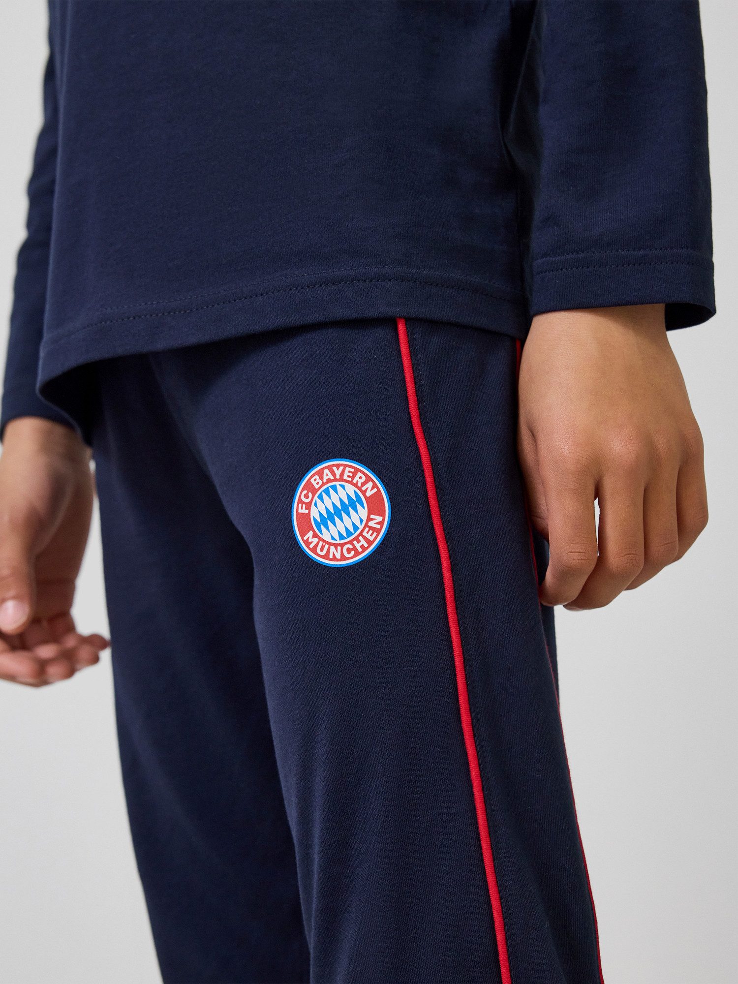 FC Bayern München Schlafanzug FC Bayern München, Schlafanzug Essentials, Kinder, Navy – Bild 3 von 5