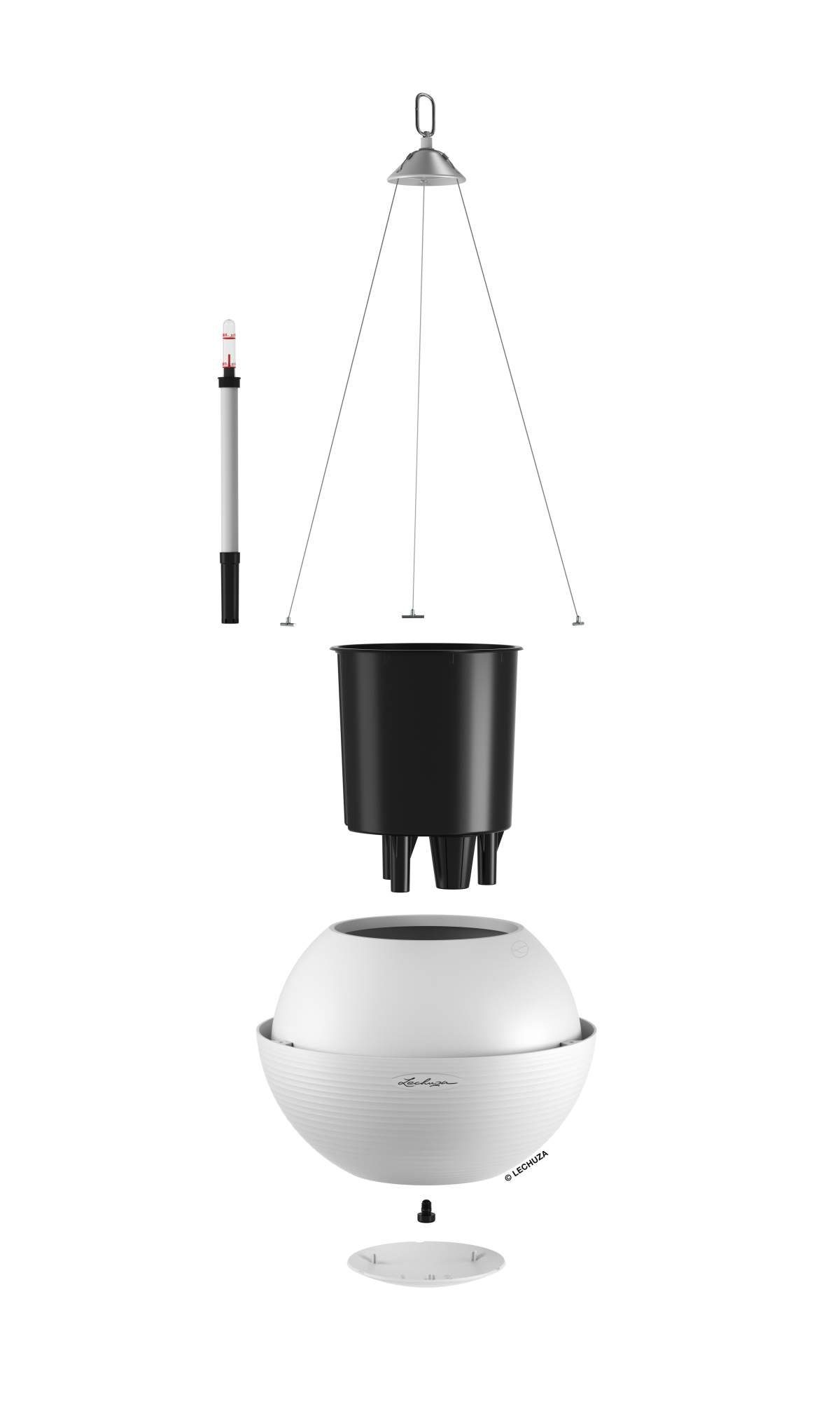 Lechuza® Blumentopf Bola Color 32 weiß günstig online kaufen