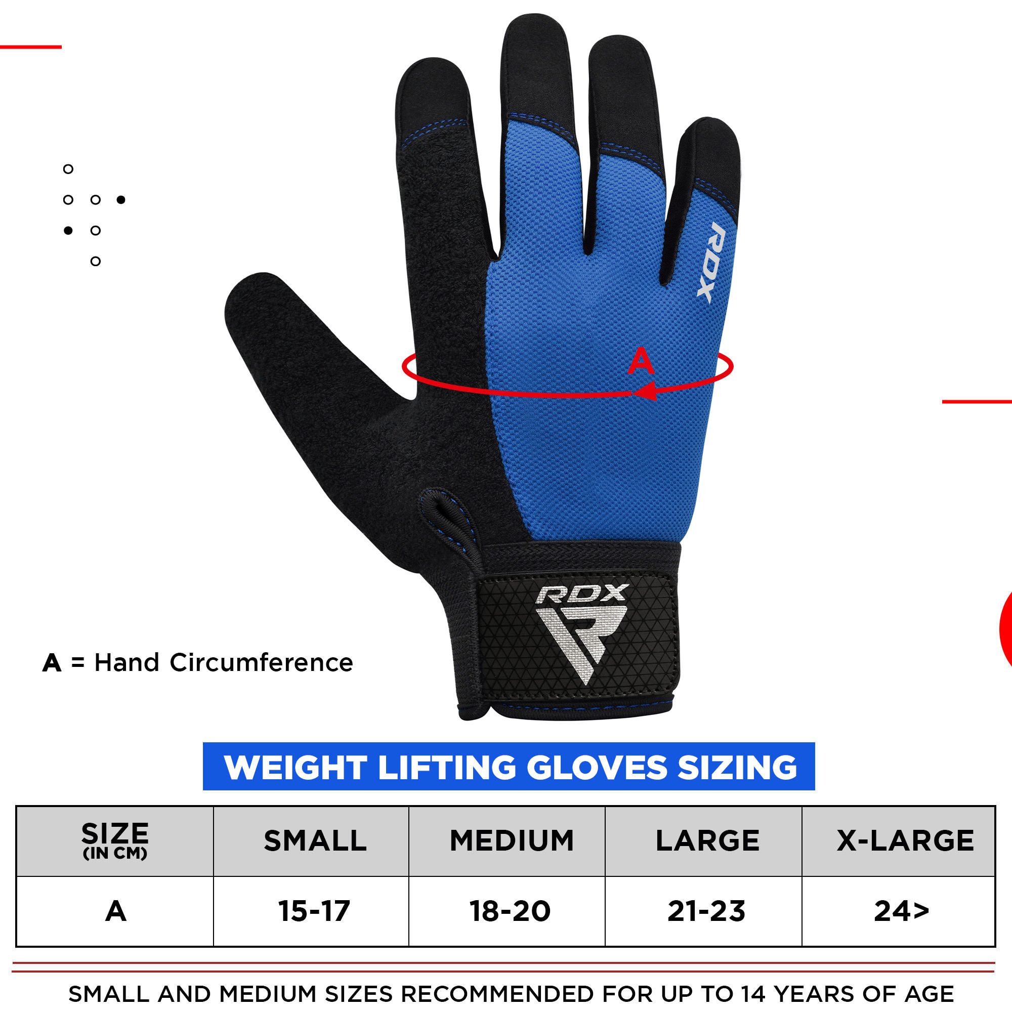 RDX Trainingshandschuhe RDX Fitness Handschuhe Full Finger Frauen Männer Gewichtheben Training