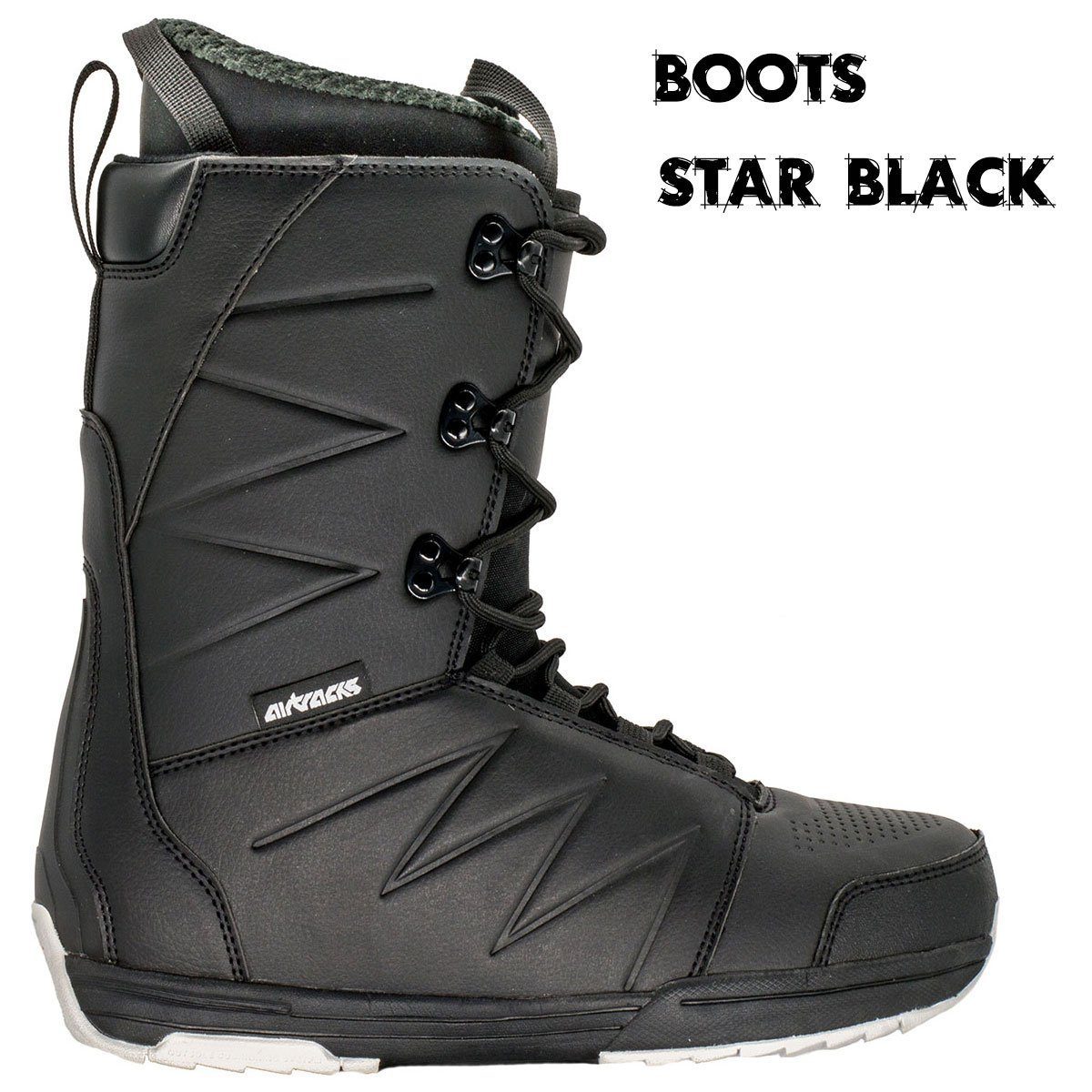 Airtracks Snowboard Komplett Set Herren Silver »Mod. 25/26 (Snowboardset Silver Camber Extra Wide+Bindung Master+Boots+Bag, 4 St., 4er Pack), Board + Bindung Master + Boots + Bag / 155 159 161 165 168 171 cm