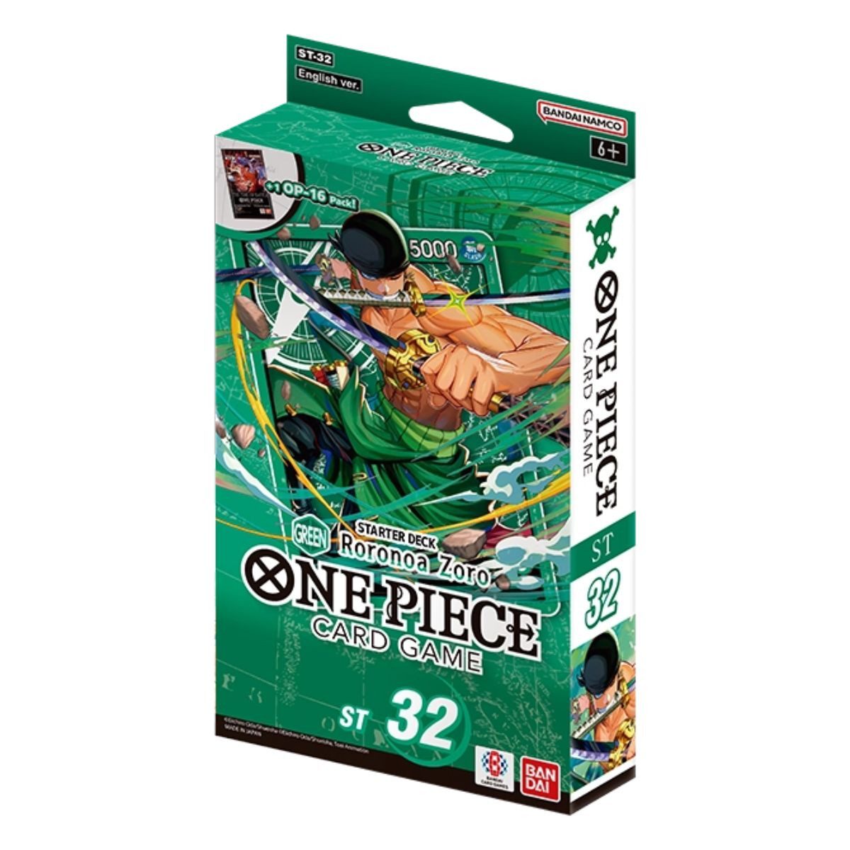 Bandai Sammelkarte ST32 GREEN Roronoa