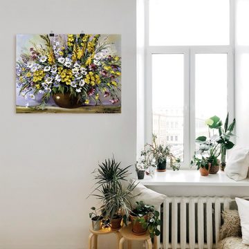 Artland Wandbild Herrlichkeit von Gänseblümchen, Blumen (1 St), als Leinwandbild, Poster in verschied. Größen
