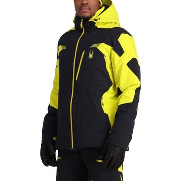 Spyder Skijacke Leader Jacket mit verstell- und abnehmbarem Schneefang