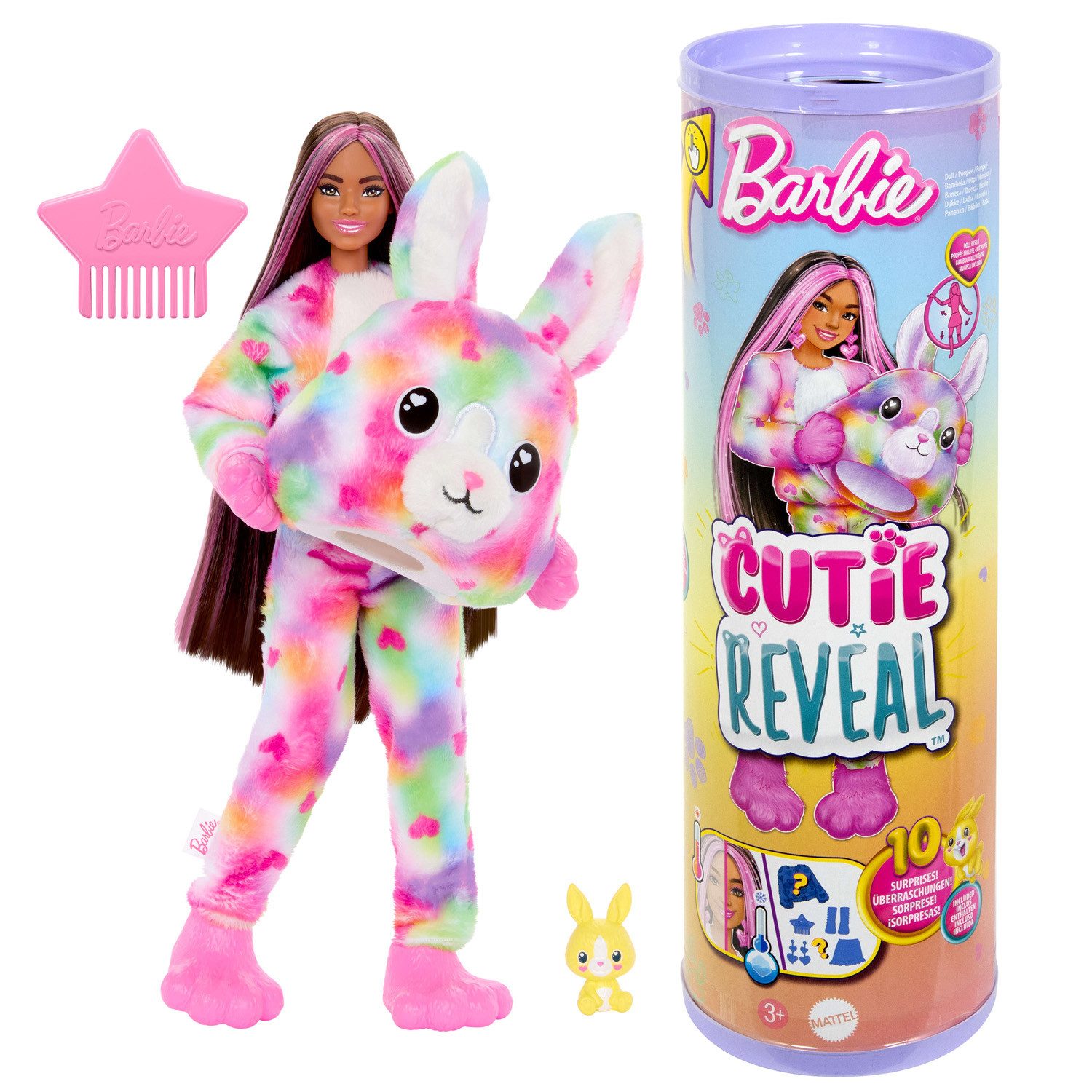 Mattel® Anziehpuppe Mattel HRK38 - Barbie Cutie Reveal Barbie Color Dream S günstig online kaufen