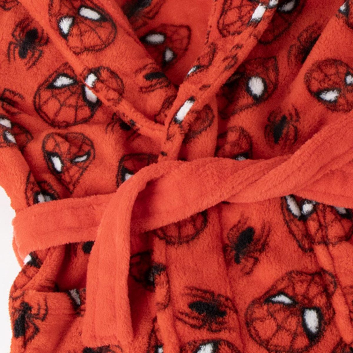 Cerda Kinderbademantel Spider-Man Kinder Hausmantel – Kuscheliger Bademantel aus Polyester, Polyester – Bild 5 von 5