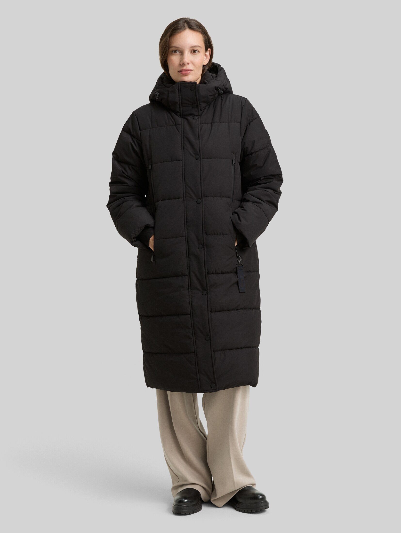 TOM TAILOR Steppmantel Jacken Puffer-Mantel mit abnehmbarer Kapuze