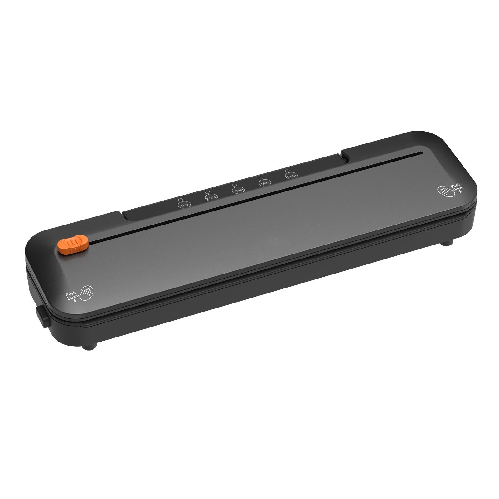 Bolwins Vakuumierer A30D Vakuumiergerät Vakuumierer Folienschweißgerät + Schlauch + Beutel, Rollenbreite 31 cm, 100W, Einfache Bedienung: Ein-Knopf-Steuerung, leicht zu reinigen, startklar