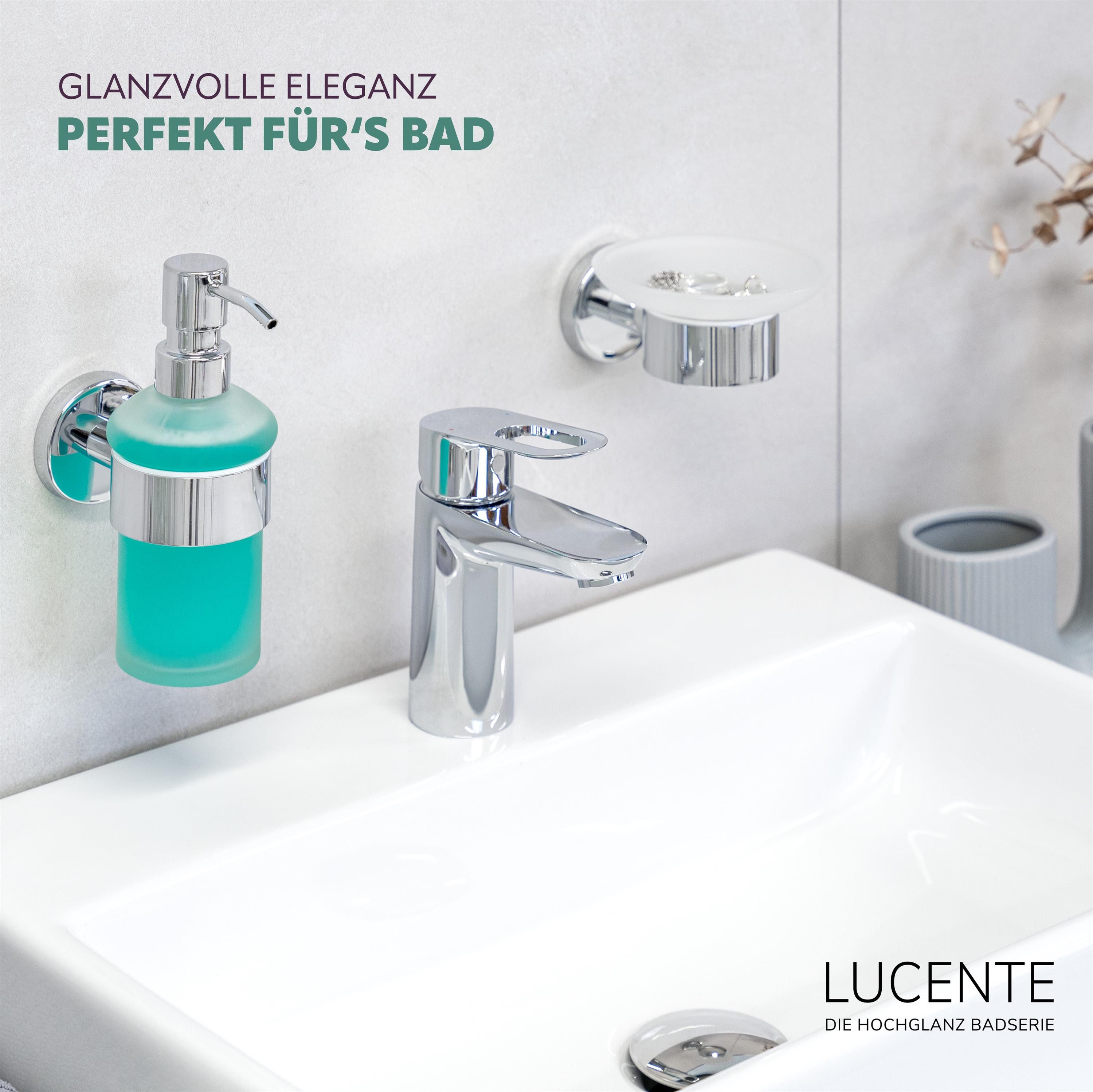 bremermann Seifenspender Bad-Serie LUCENTE - aus Edelstahl verchromt, (1-tl günstig online kaufen