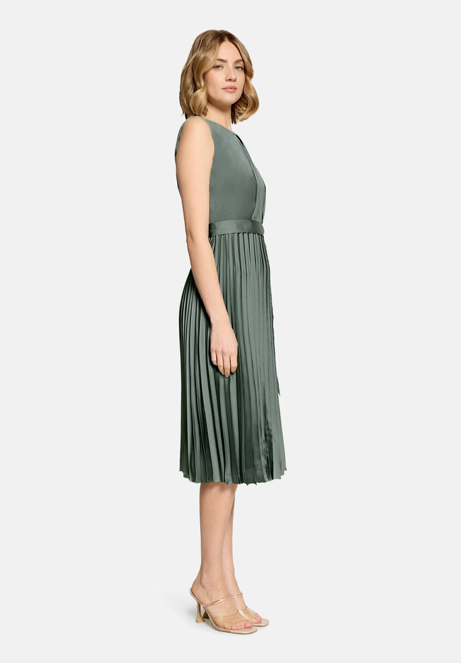 Betty&Co Midikleid Damen mit Plissee Plissee