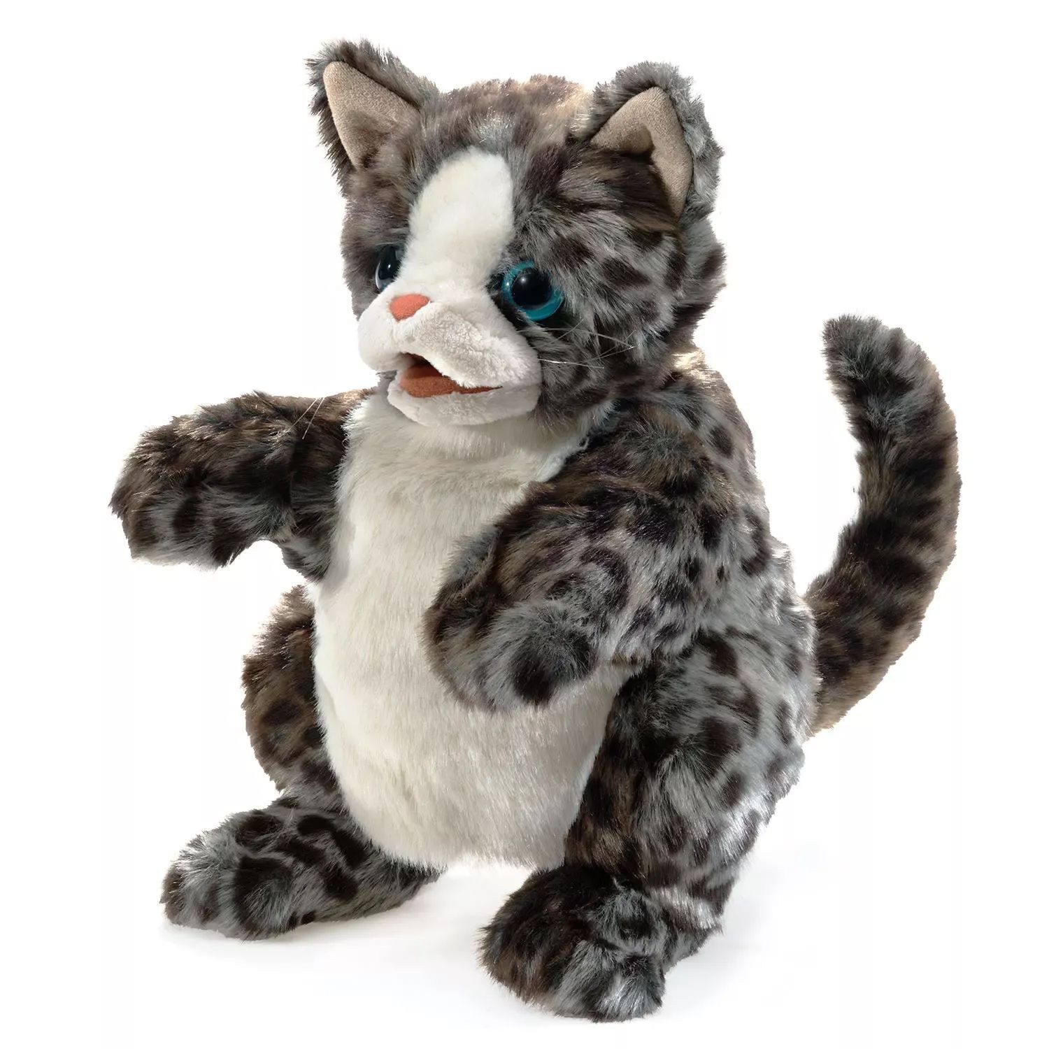 Folkmanis Handpuppen Handpuppe Wildkatzenbaby 25 cm
