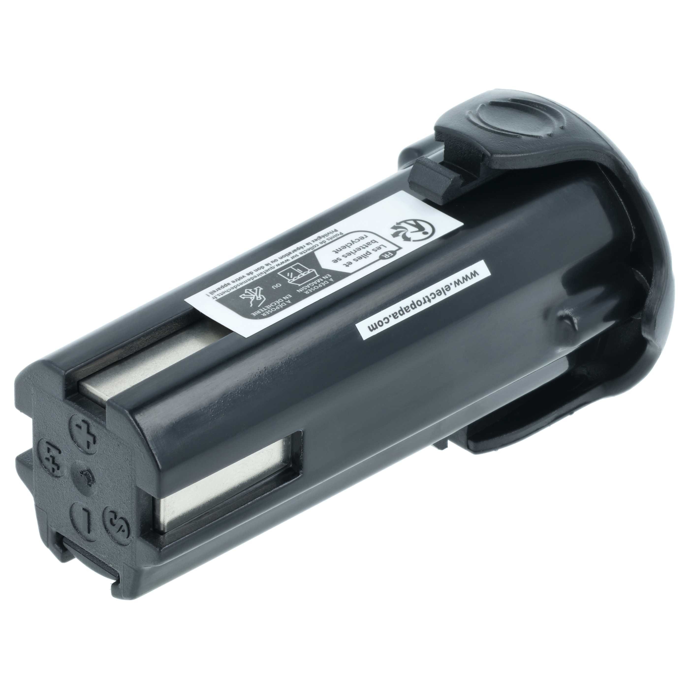 vhbw Akku Ersatz für Hitachi / HiKOKI EBM 315, EBM315, 326263, 326299 für Akku Akku Li-Ion 2000 mAh (3,6 V, 1 St), Leistungsfähiger Austausch-Akku für Werkzeug Powertools wie