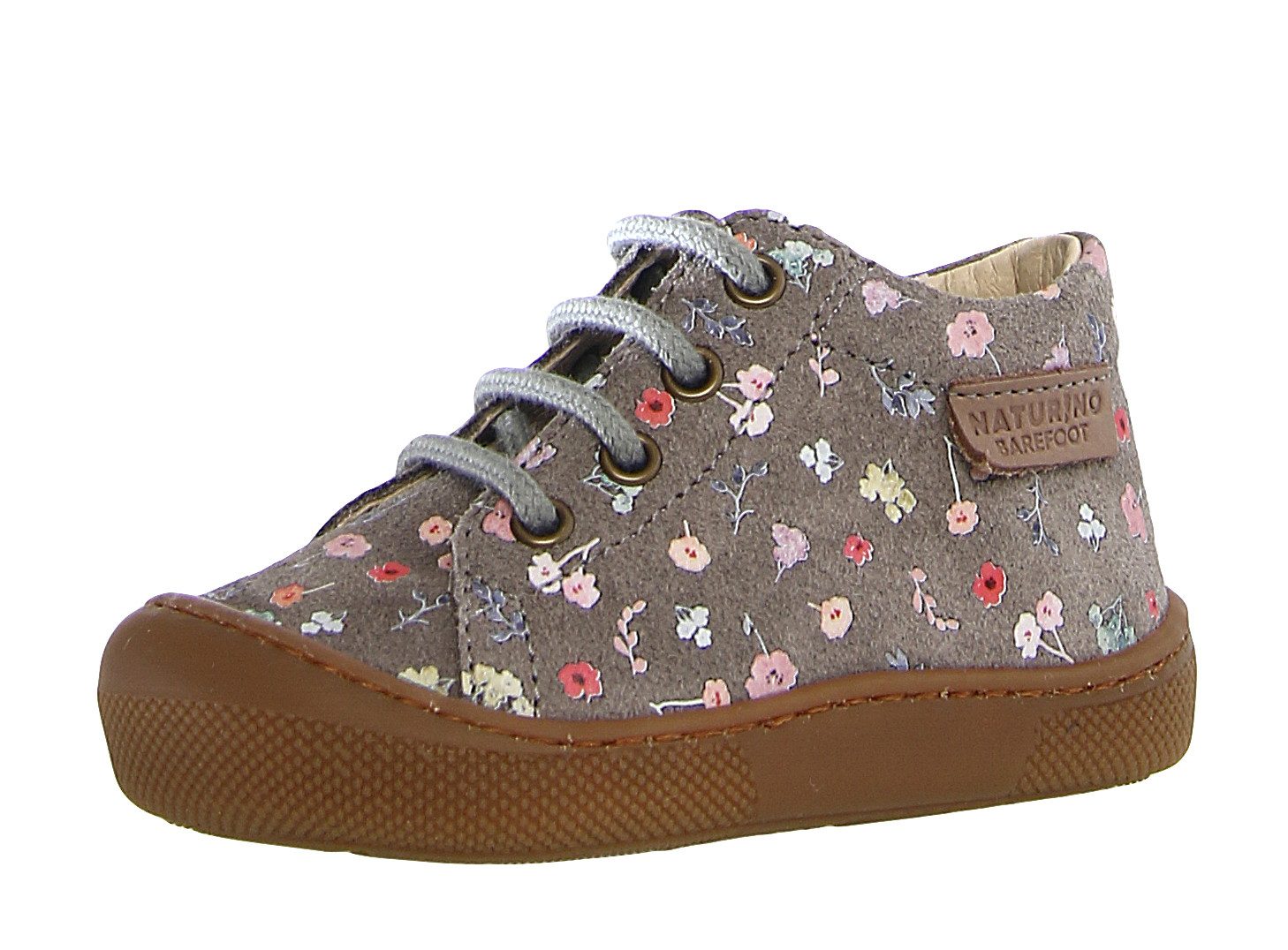Naturino Naturino Barfußschuhe Amur Halbschuhe Schnürer Grau Sneaker