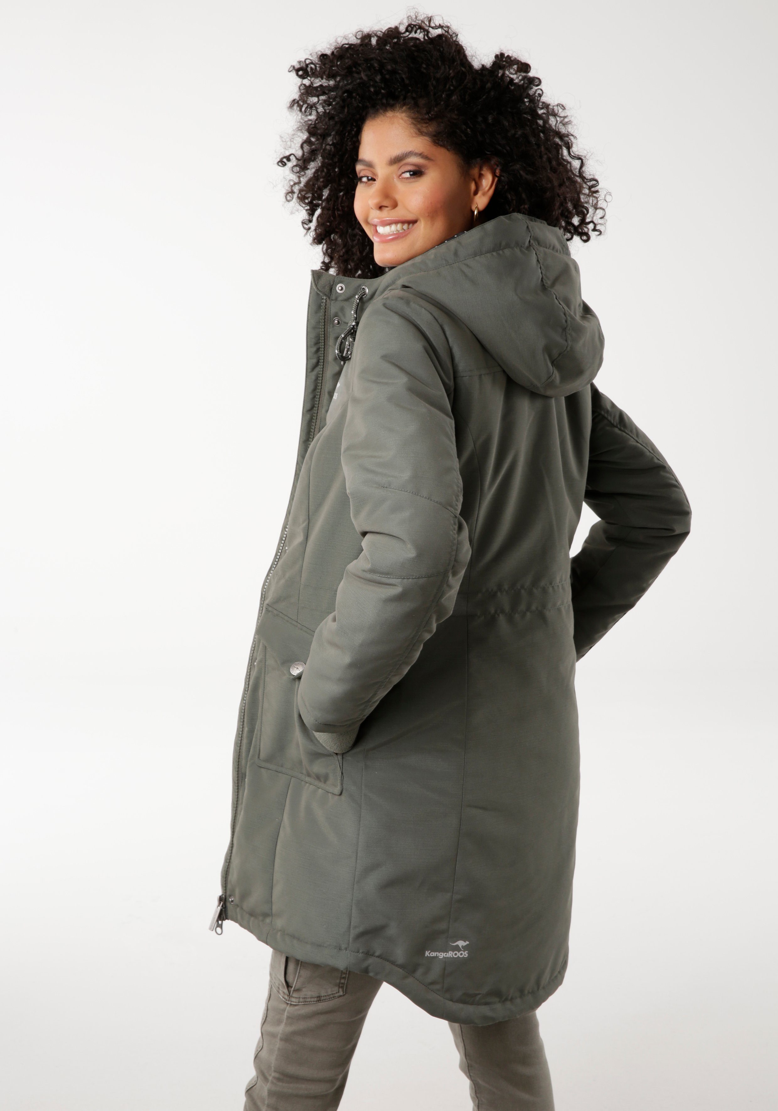 KangaROOS Langjacke für den Übergang, aus leichtem Webmaterial, modisch – Bild 4 von 5