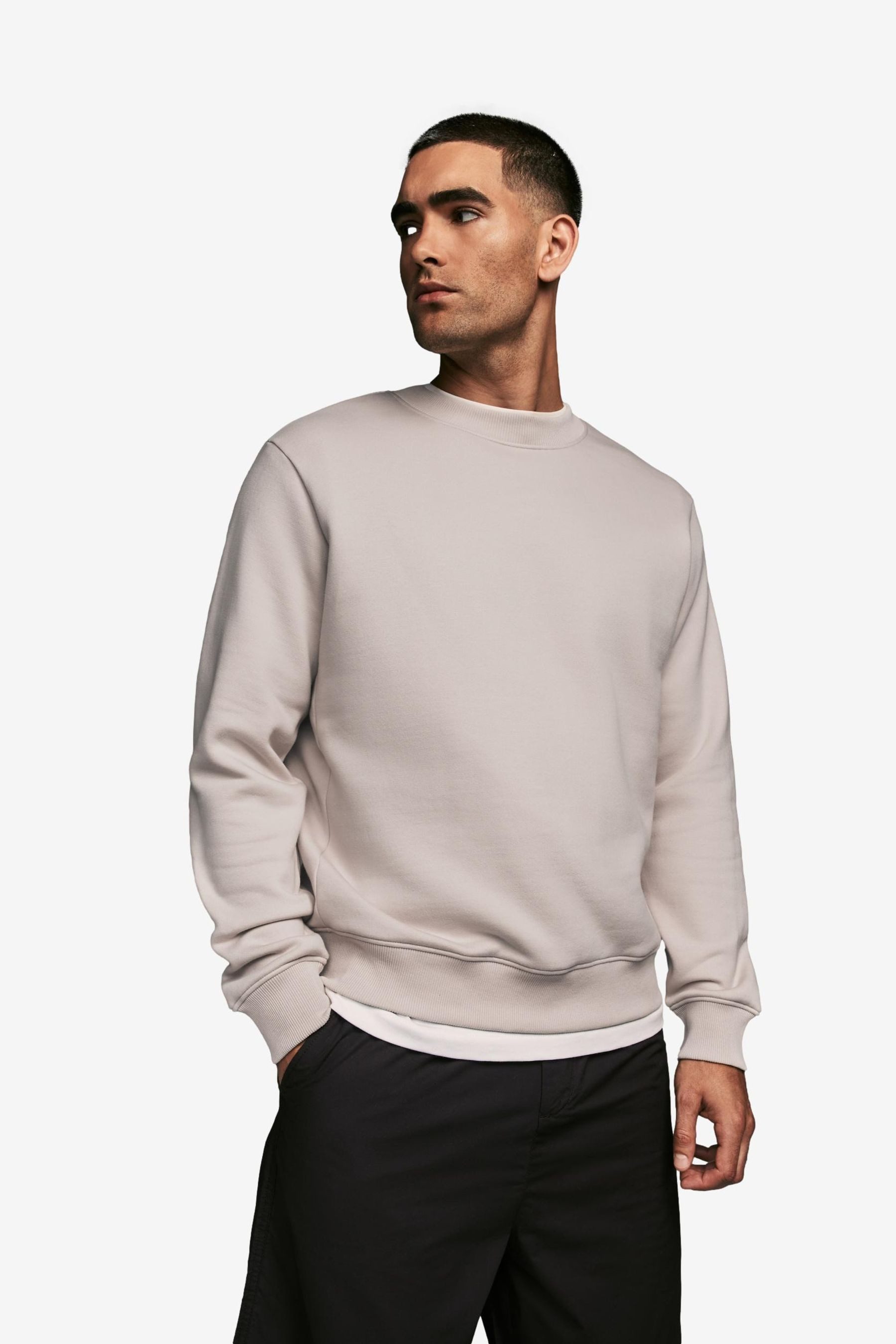 Sweatshirt Premium Jersey-Pullover – Rundhalspullover
