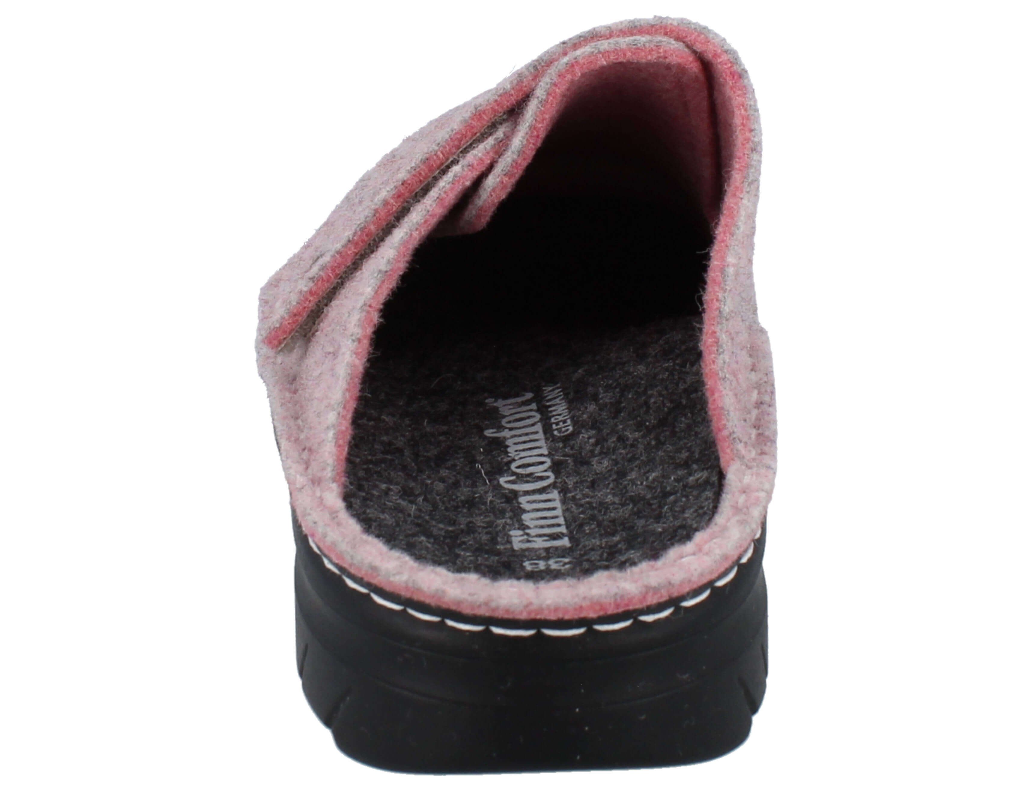 Finn Comfort FINN COMFORT Zams Damen Hausschuhe Clog rosa Filz - Größe: 43 Pantolette Wechselfußbett