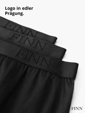 FINN Design Boxershorts 3er Pack Boxershorts Herren feiner Micro-Modal Stoff, extra weicher Bund mit Prägung