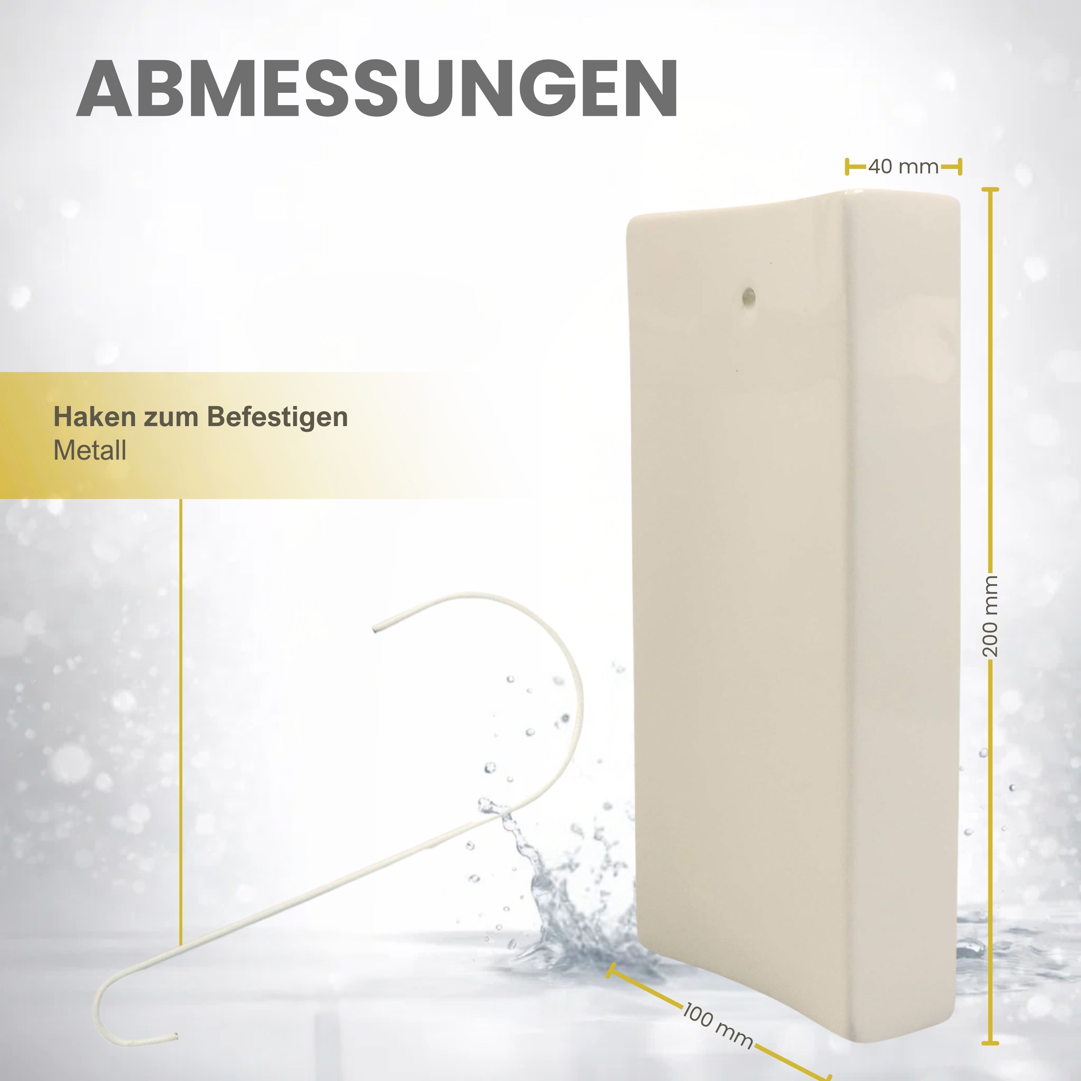 mikken Luftbefeuchter 2er Set Keramik Wasserverdunster Luftbefeuchter für Heizkörper