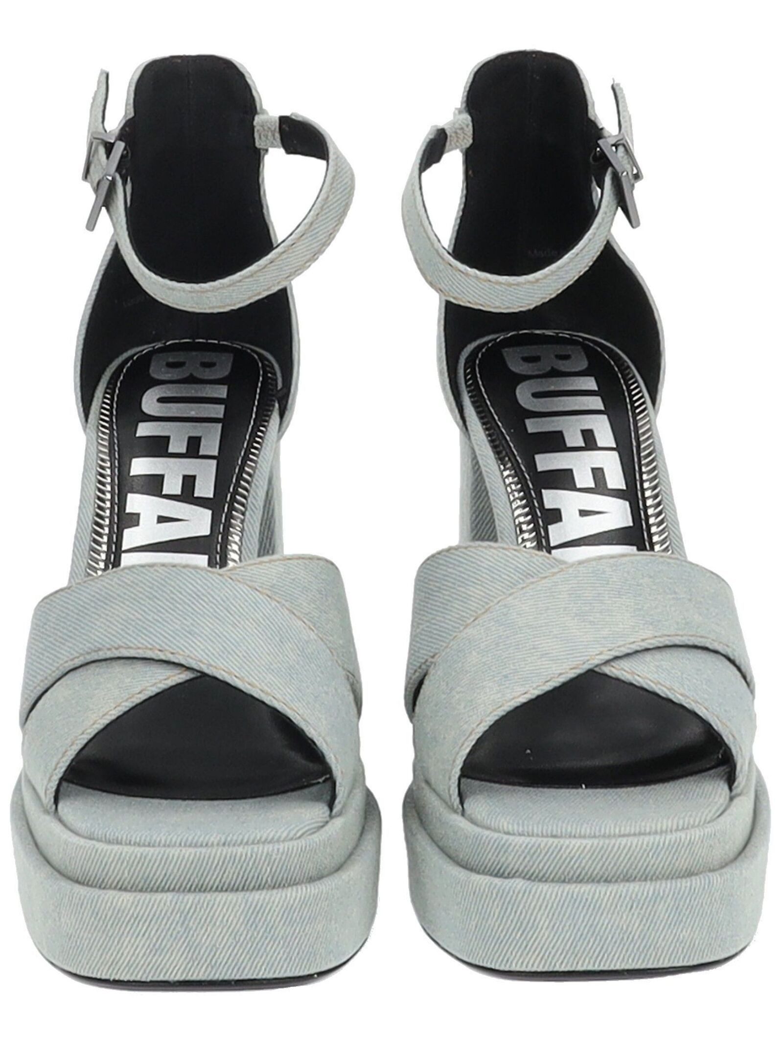 Buffalo Sandalen Textil . High-Heel-Sandalette