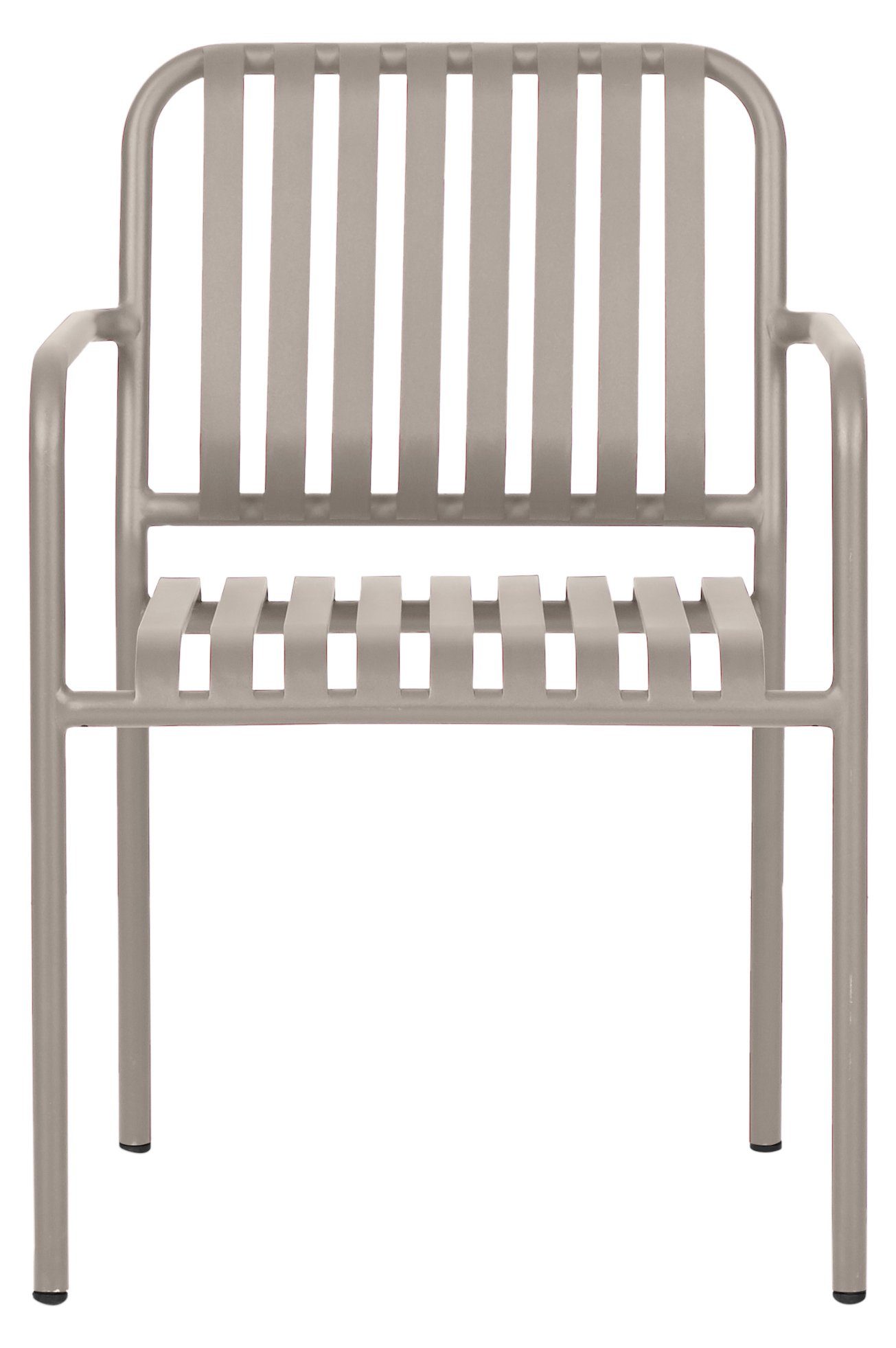 Schou Gartenstuhl 2er Set Stella Gartenstuhl stapelbar, grau. (2 St)