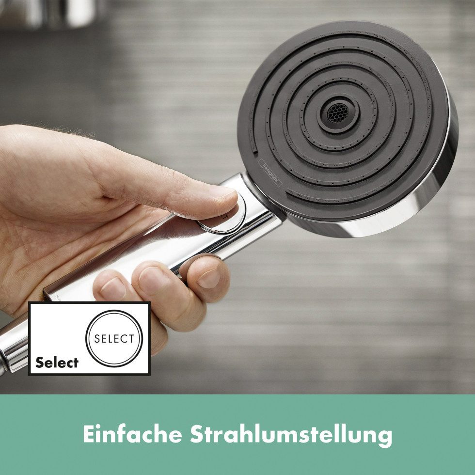 Grohe Handbrause Hansgrohe Handbrause-Set 3 Strahlarten Pulsify