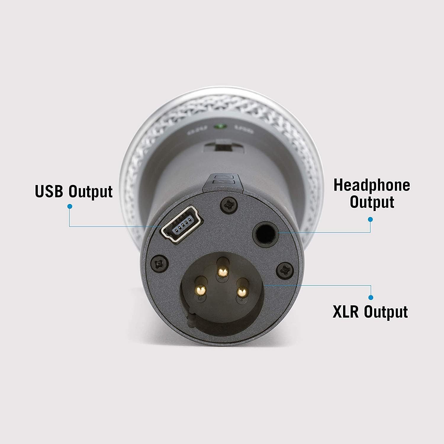 Samson Mikrofon Q2U Aufnahme- und Pod­cas­ting, Dynamisches USB / XLR-Mikrofon mit Zubehör