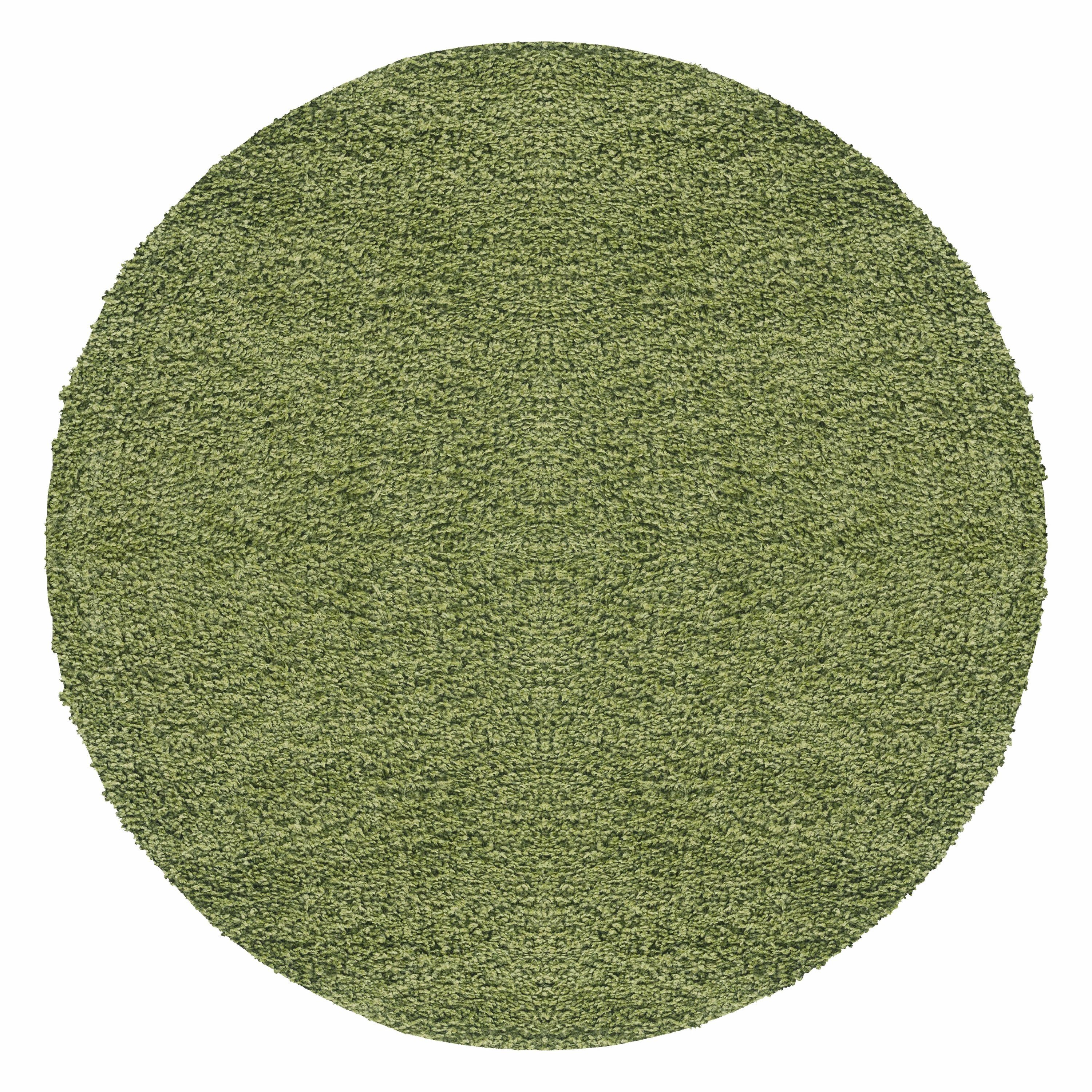 Teppium Teppich Unicolor - Einfarbig, Rund, Höhe: 30 mm, Einfarbig Shaggy T günstig online kaufen