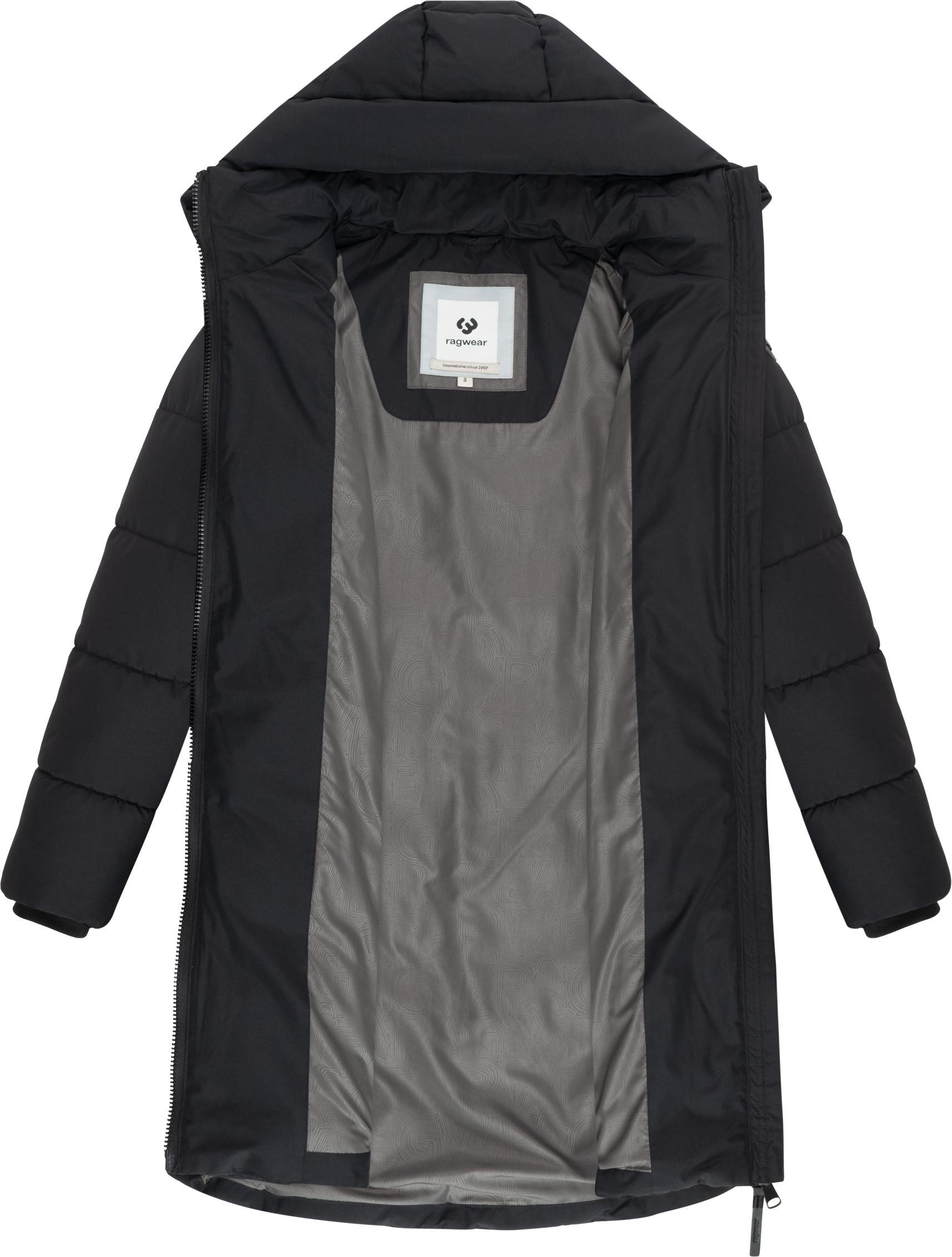 Ragwear Steppmantel Natalin YOUMODO Warmer Damen Wintermantel mit V-Steppung und Kapuze – Bild 5 von 5
