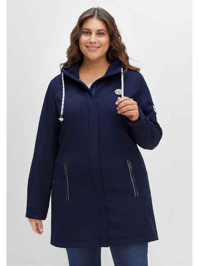 Sheego Softshelljacke Große Größen mit weicher Fleece-Innenseite