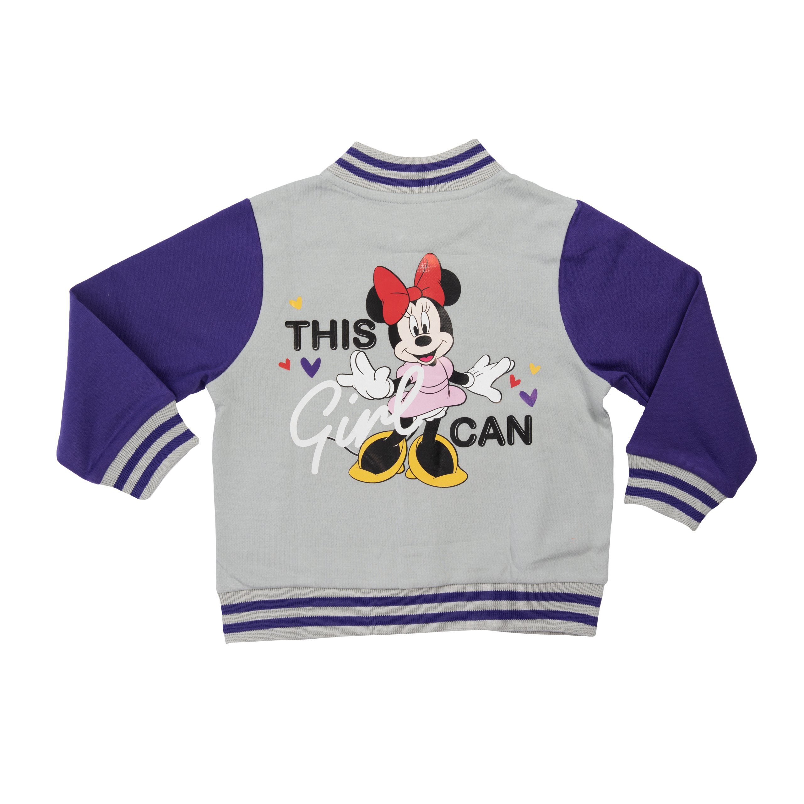 United Labels® Sweatjacke Disney - Minnie Mouse - This girl can