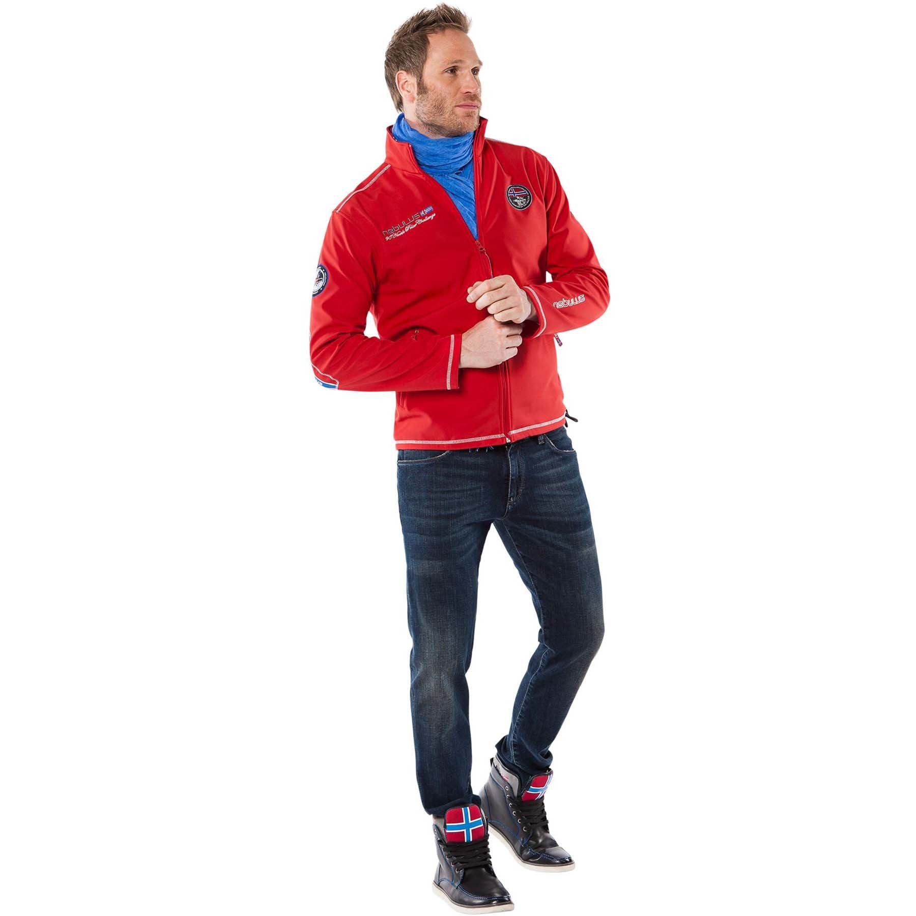 Nebulus Softshelljacke MAESTRO, Q802 - Herren, rot, XL