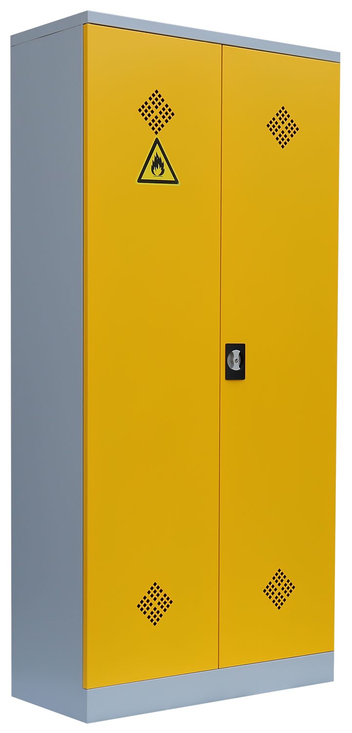 Steelboxx Mehrzweckschrank Umweltschrank Gefahrstoffschrank Spritzmittelspind 195x91,6x42,2cm (1-St) Komplett verschweißt und montiert - keine Montage erforderlich