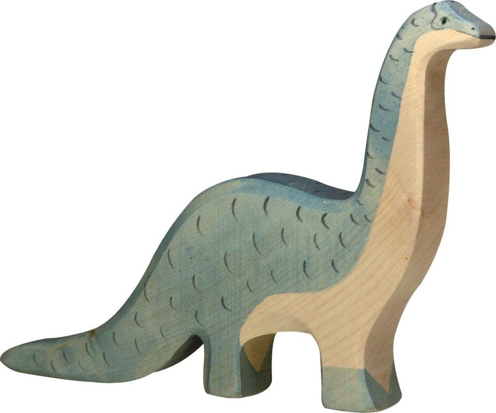 Holztiger Tierfigur HOLZTIGER Brontosaurus aus Holz