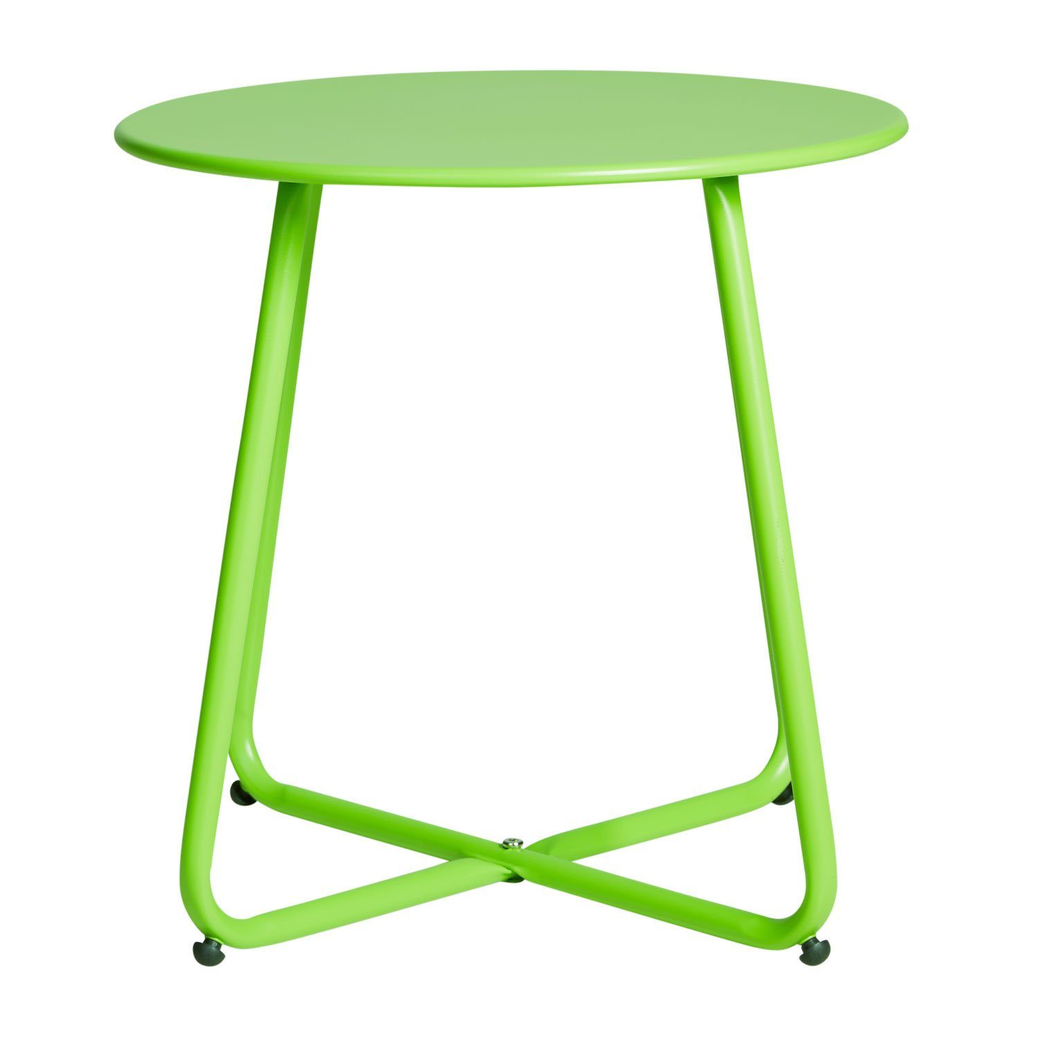 Metall Tisch grün | grün Kaffeetisch Beistelltisch (kein Set) Rund Gartentisch Homestyle4u | grün