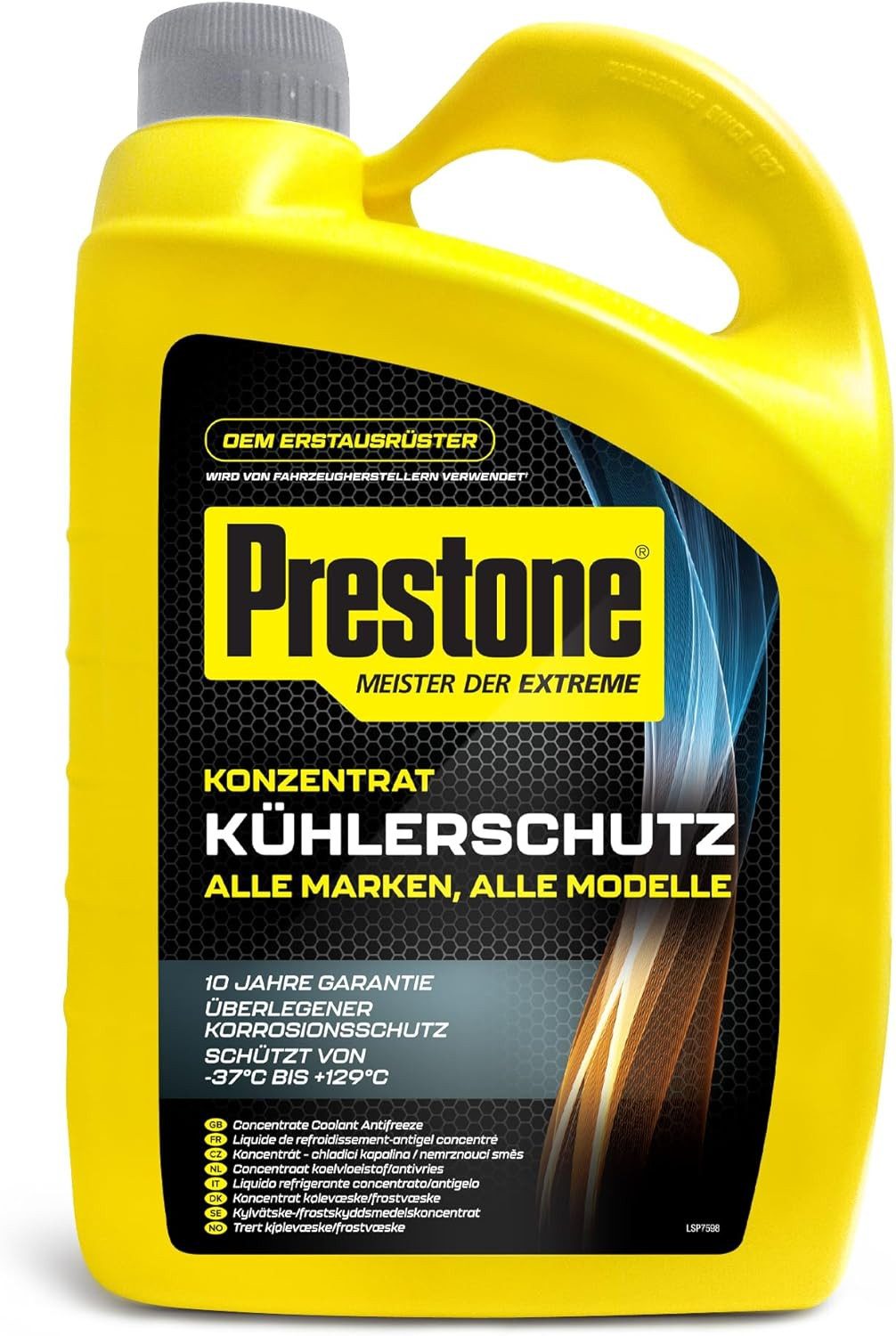 Prestone Kühlerfrostschutz, bis -64 °C, 4 l