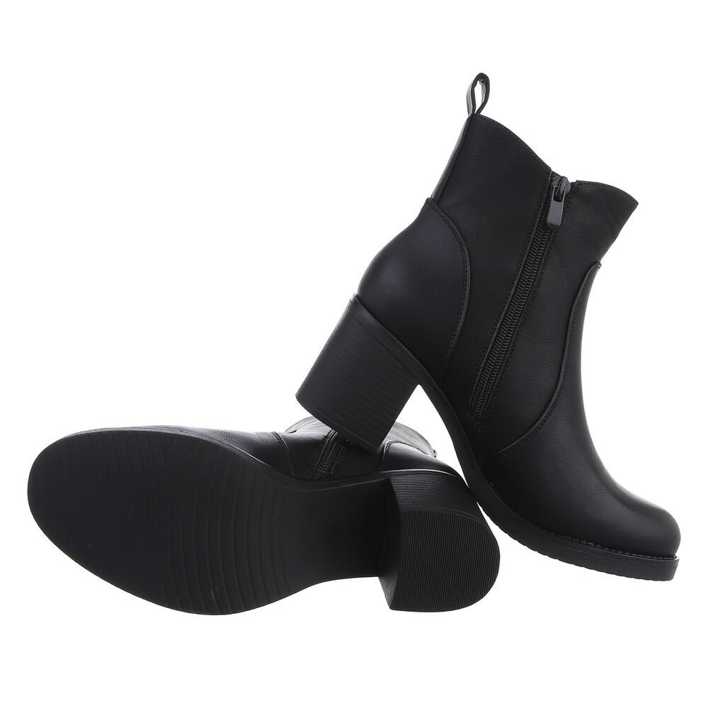 Ital-Design Damen Elegant Stiefelette (81775037) Blockabsatz günstig online kaufen