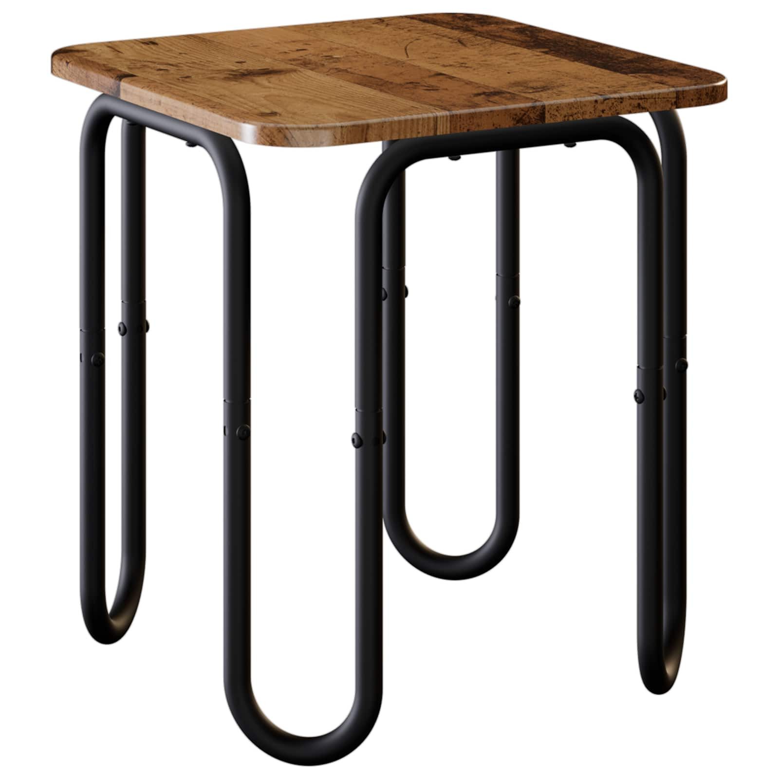 vidaXL Couchtisch Couchtisch Altholz 40 x 40 x 45 cm Holzwerkstoff (1-St)