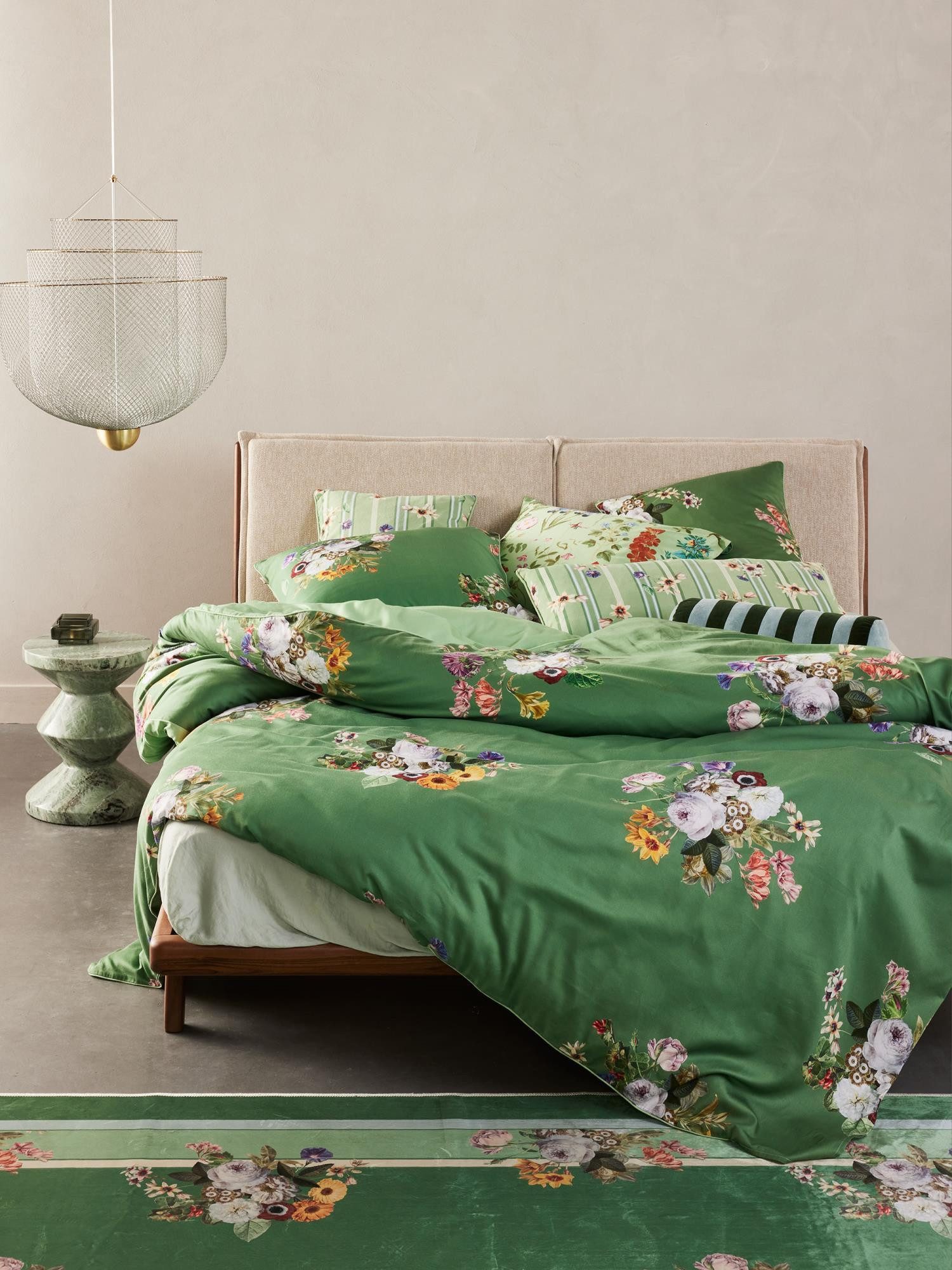 Essenza Bettwäsche Laurine, Satin, 2 teilig, mit floralem Muster