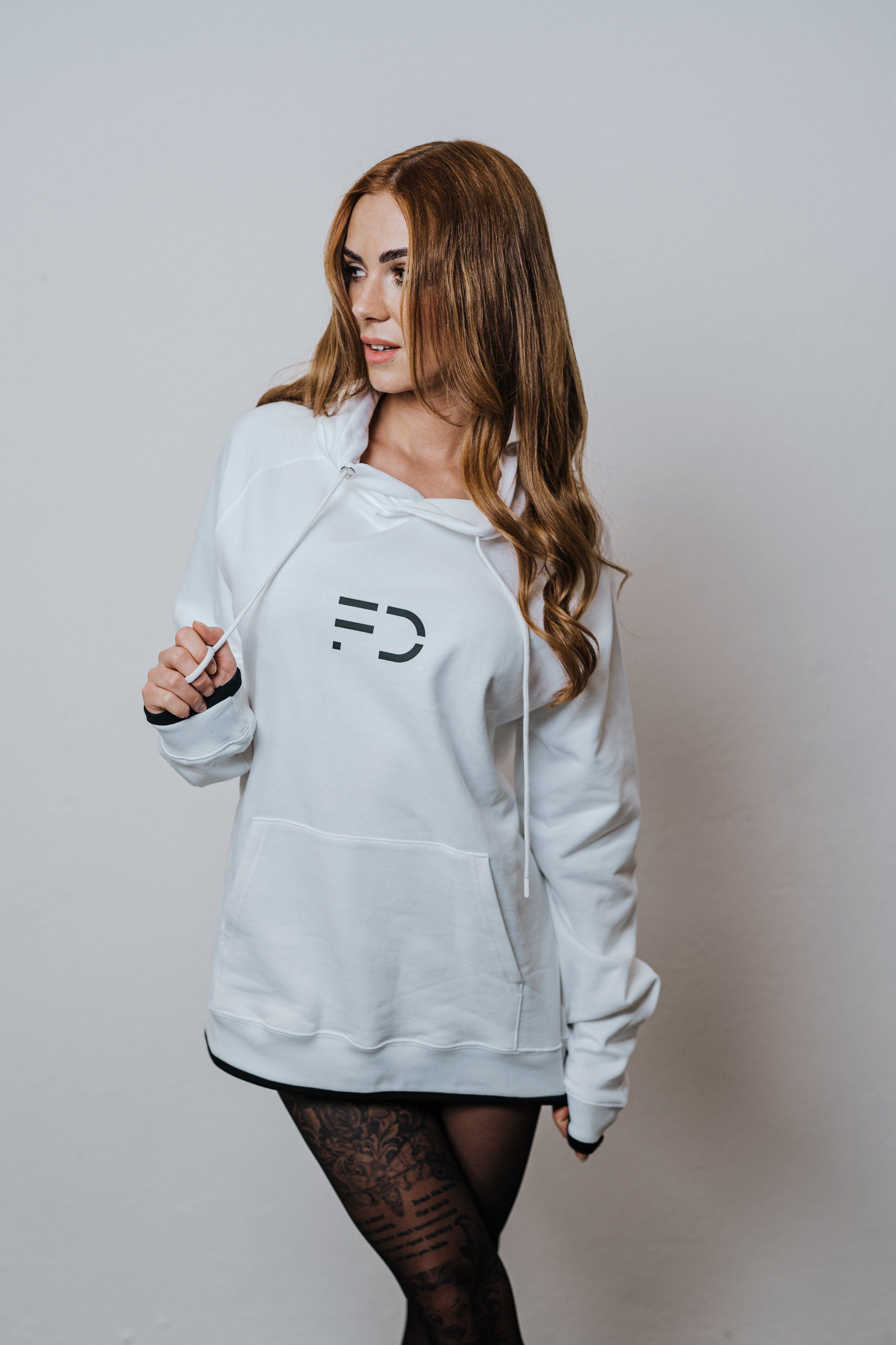 Rabatte, die Sie zufriedenstellen werden FREE & DEFY ORIGIN Weiß / Hoodie BIOBAUMWOLLE OVERSIZED