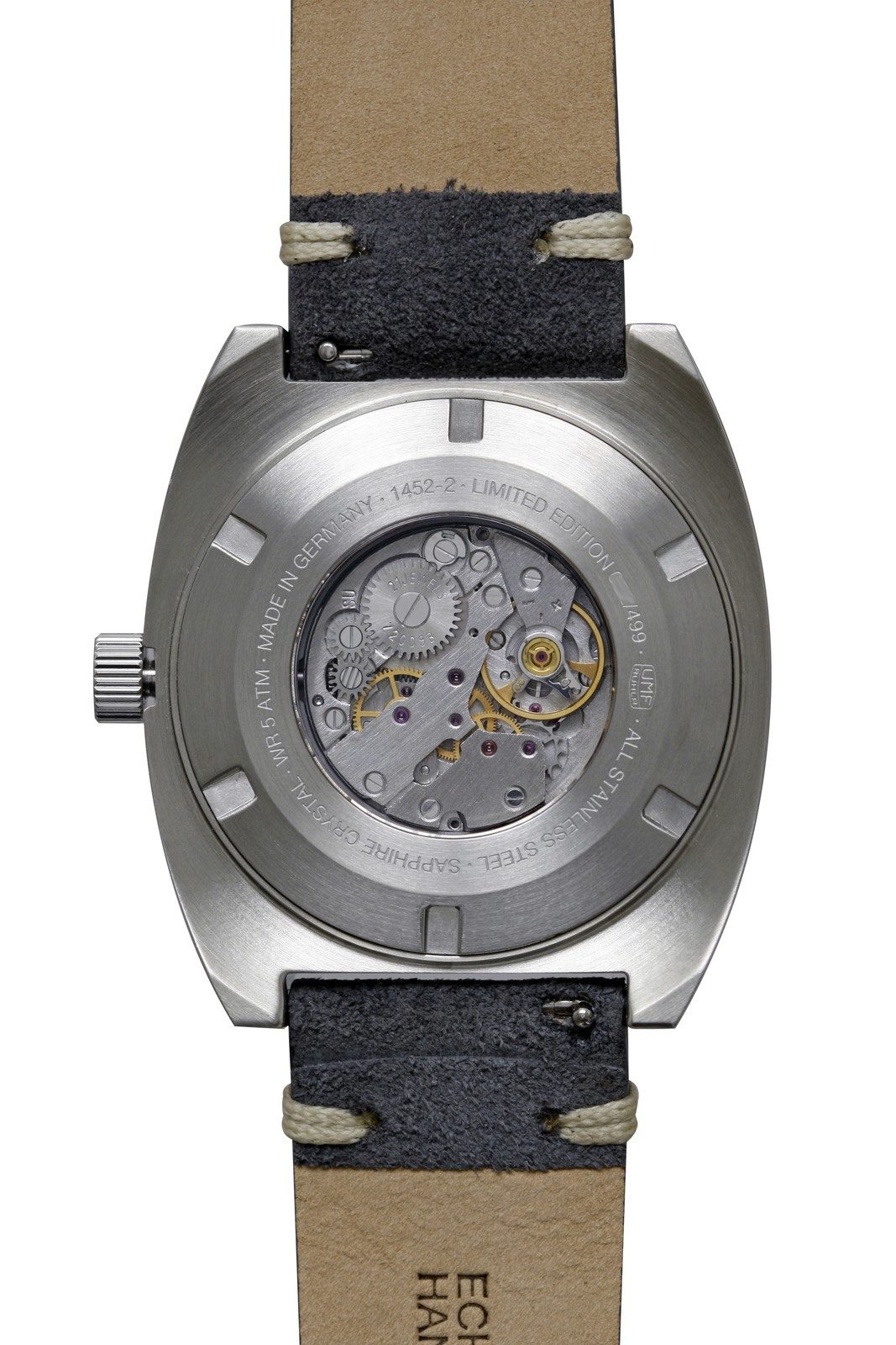 UMF Ruhla Mechanische Uhr Herrenuhr UMF Ruhla Mechanik-Armbanduhr Handaufzug Zaria