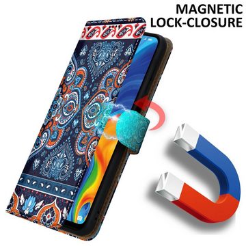 Cadorabo Handyhülle Huawei P30 LITE Huawei P30 LITE, Handy Schutzhülle - Hülle, Standfunktion, Kartenfach, Magnetverschluss