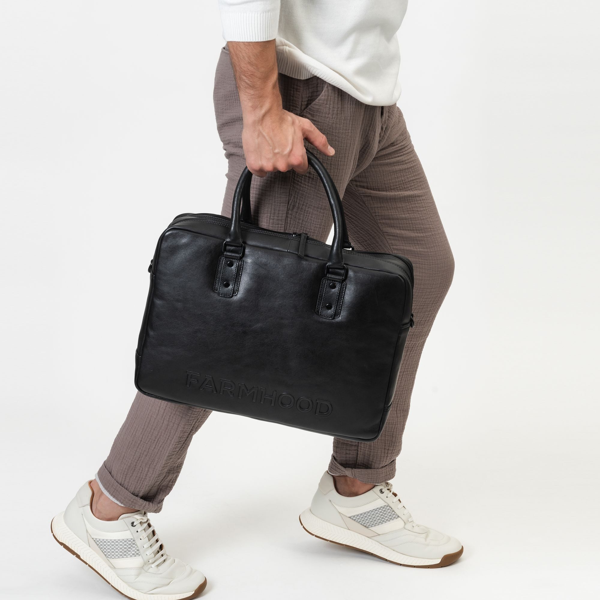 Farmhood Aktentasche Memphis, Leder günstig online kaufen
