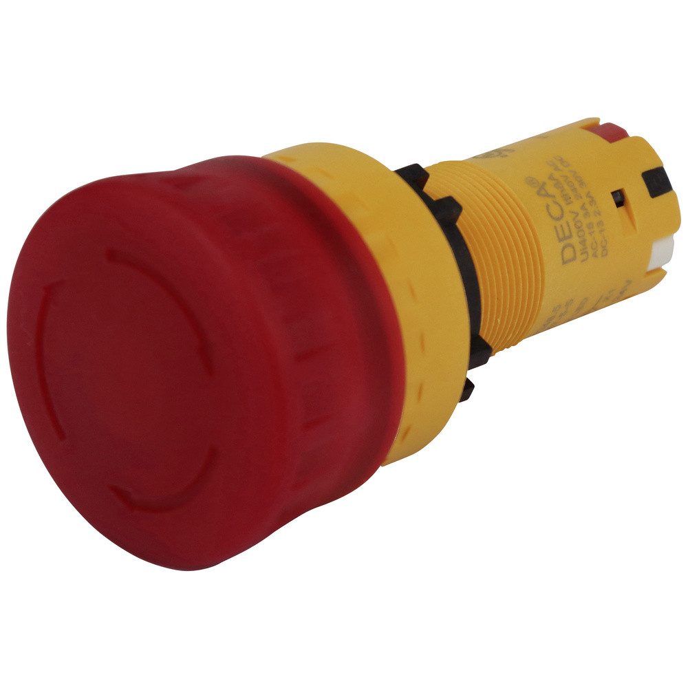 Schalter DECA CP2E-LVE01Q4R Notentsperrung, Stoptaster 24 V DC/AC 8 A IP66 1