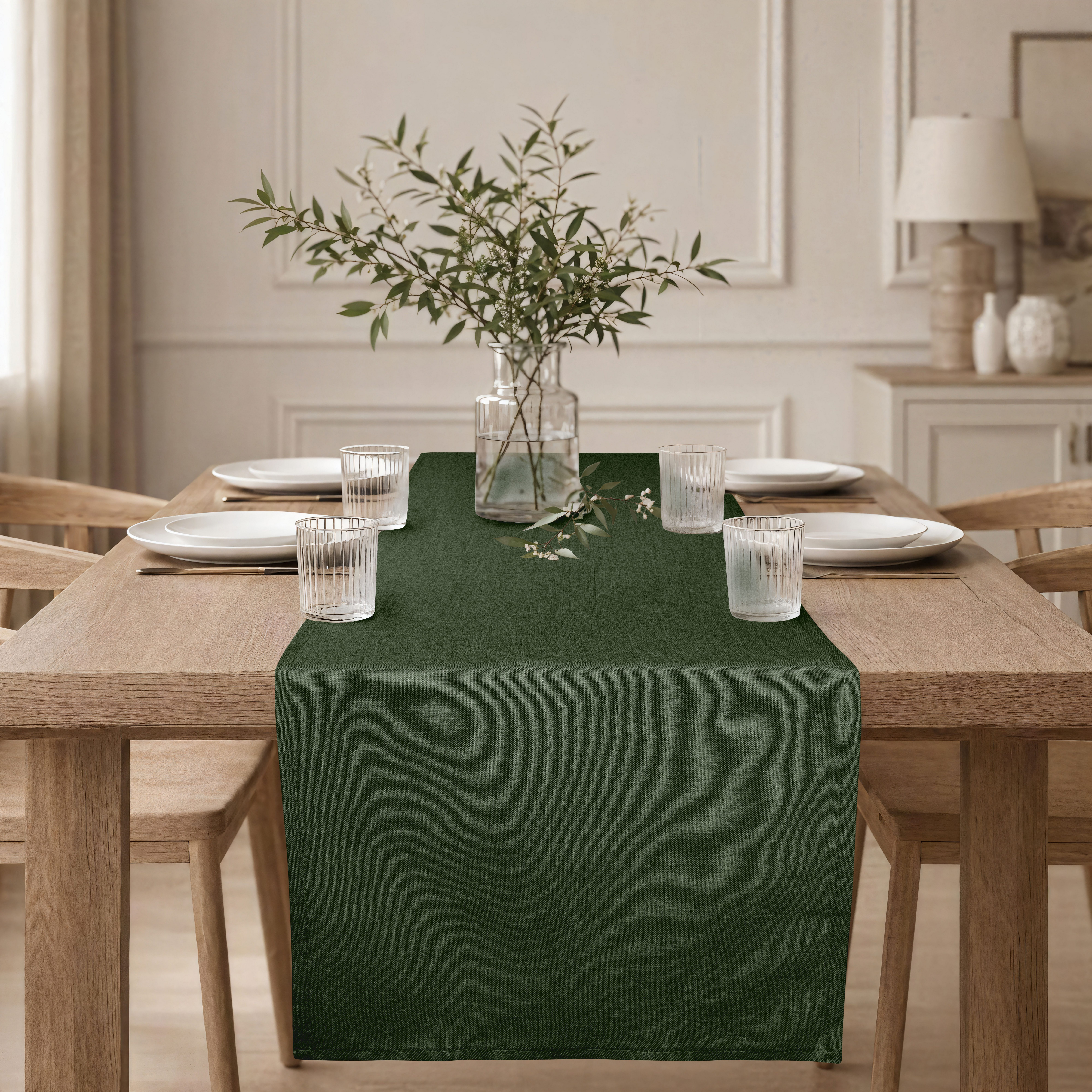 OTTO home Tischläufer Josée (Packung 1-tlg), uni, verschiedene Größen, Tischläufer, Deko, wasserabweisend