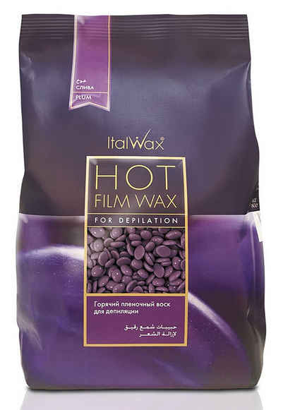 Italwax Körperrasierer Filmwachs Plum Pflaume Italwax Hot Film Wax Wachsperlen