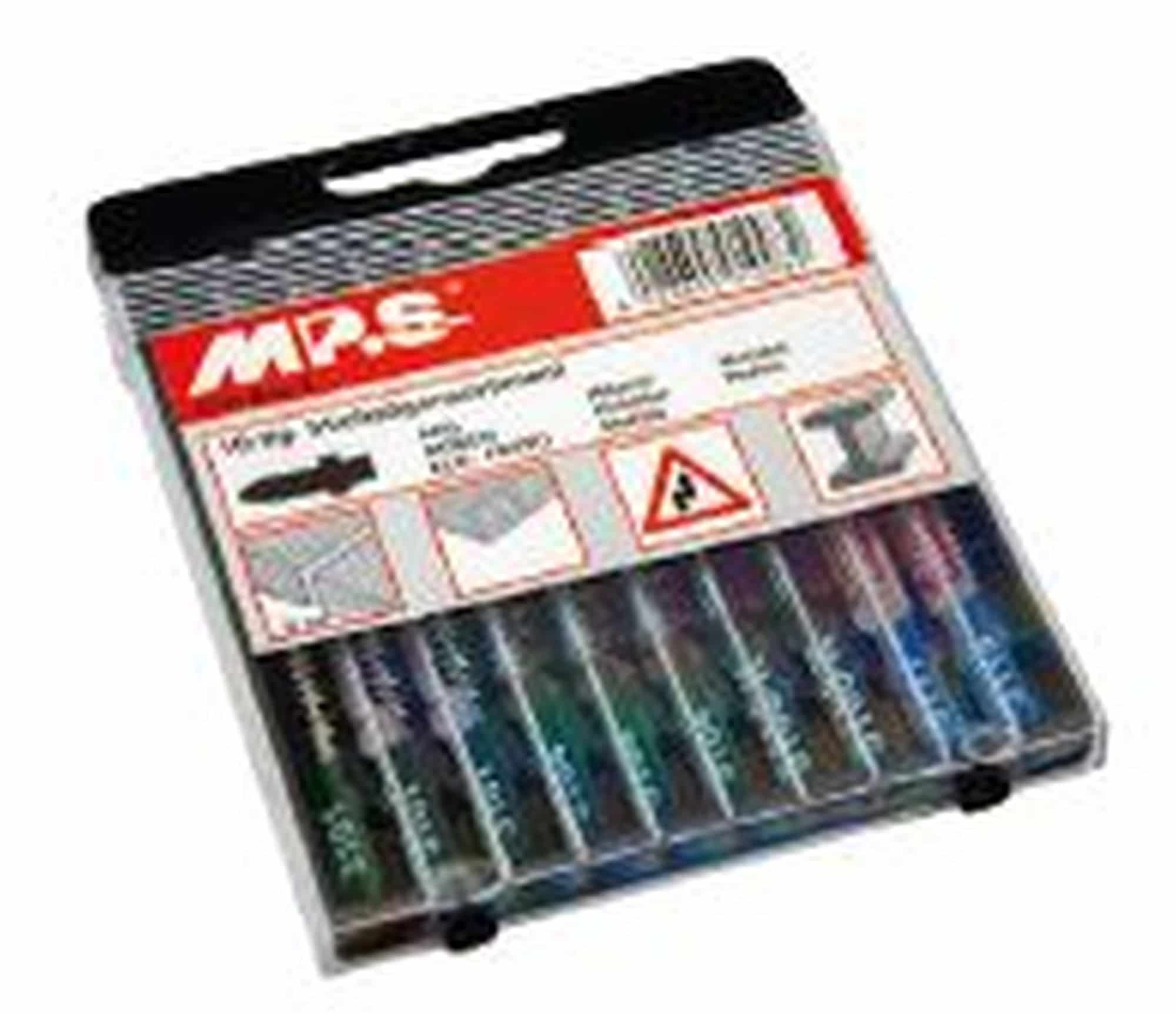 MPS Sägeblatt 3100-BOX-8, MPS Stichsägeblatt-Box Holz und Metall 10-tlg.
